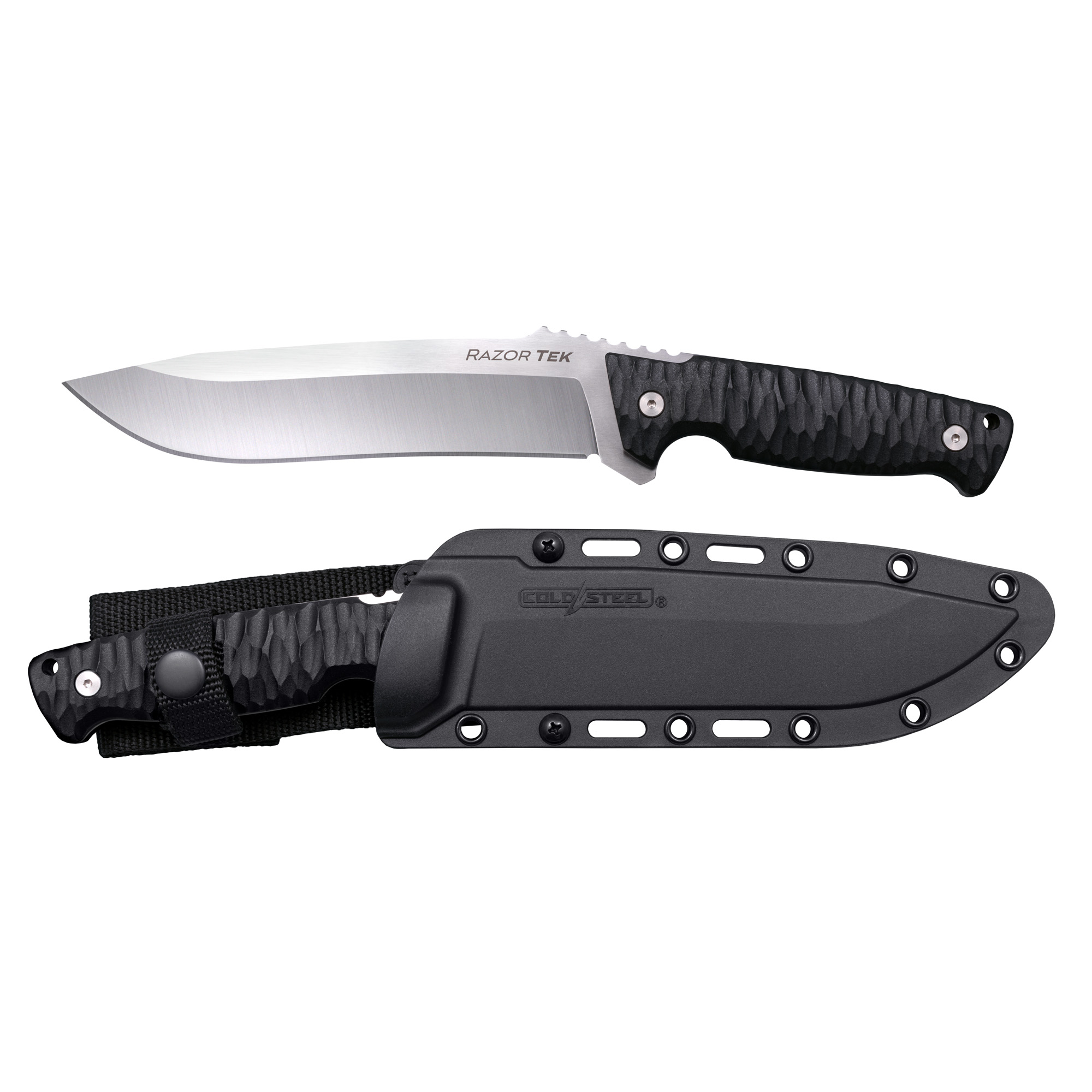 COLD STEEL RAZOR TEK 5" FIXED BLADE IN Black