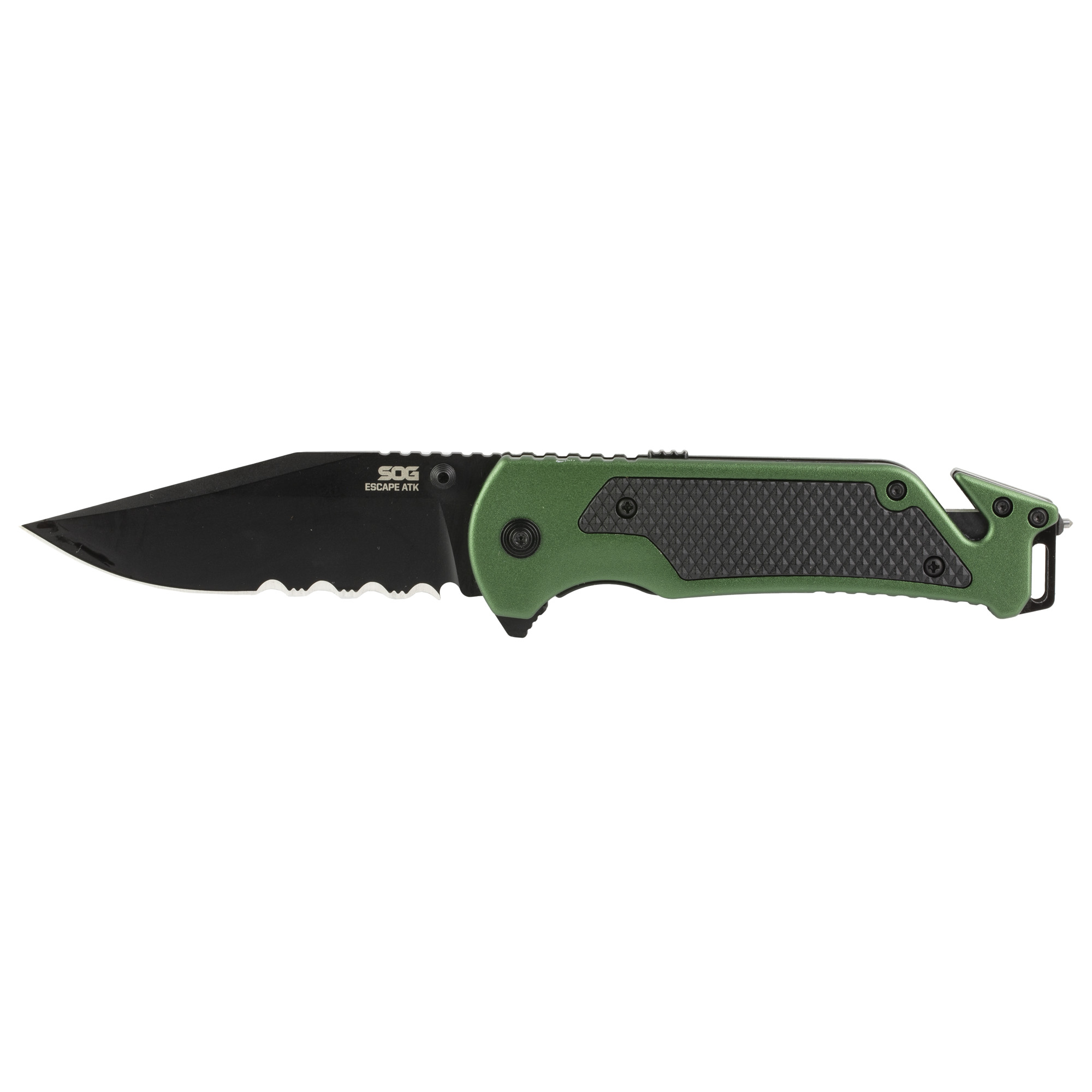 SOG ESCAPE ATK 2.0 3.4 inch Black/GRN