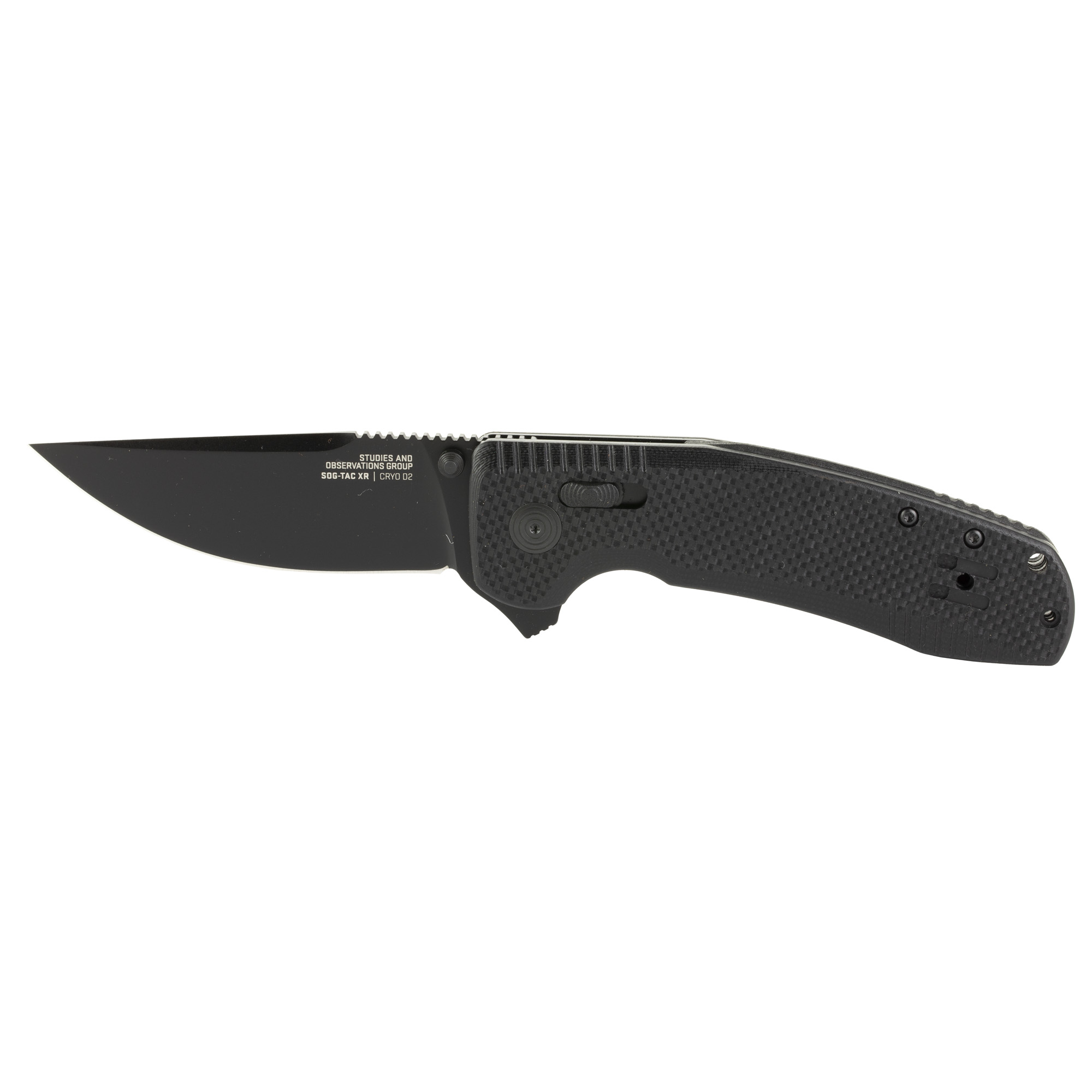 SOG SOG-TAC XR STRAIGHT 3.39 inch BlackOUT
