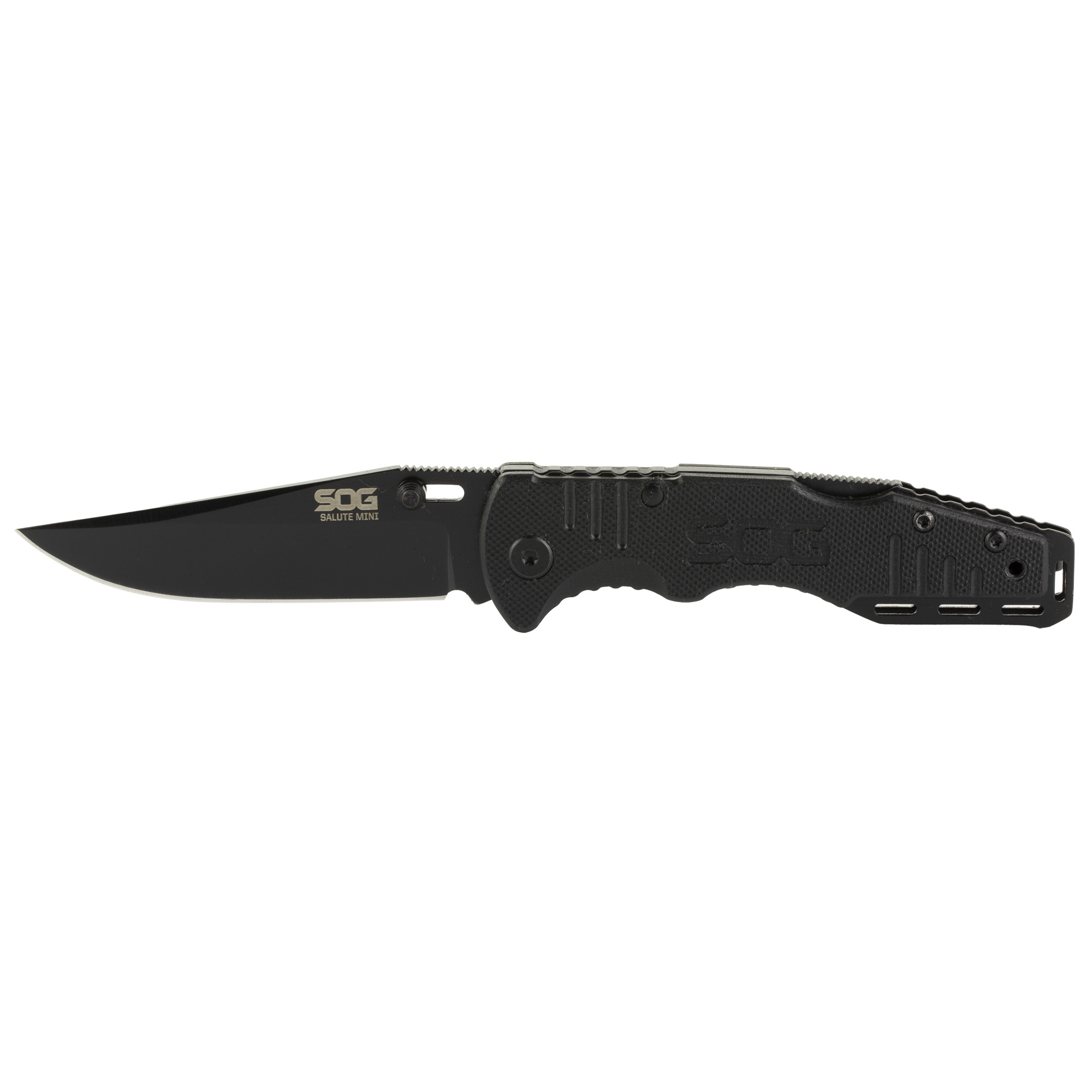 SOG SALUTE MINI 3.1 inch BLACK OXIDE