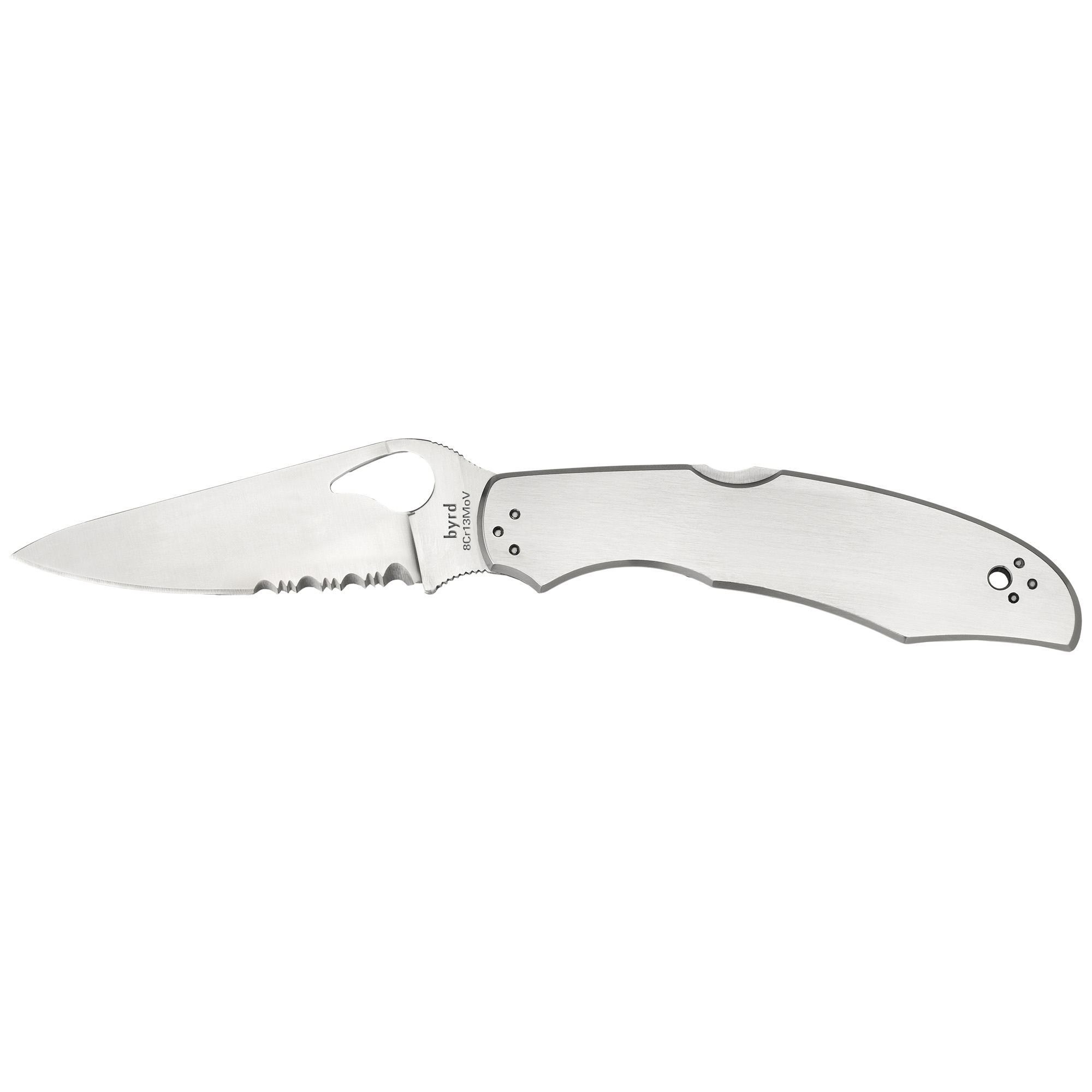 SPYDERCO BYRD CARA WITH 3.75" COMBO EDGE BLADE