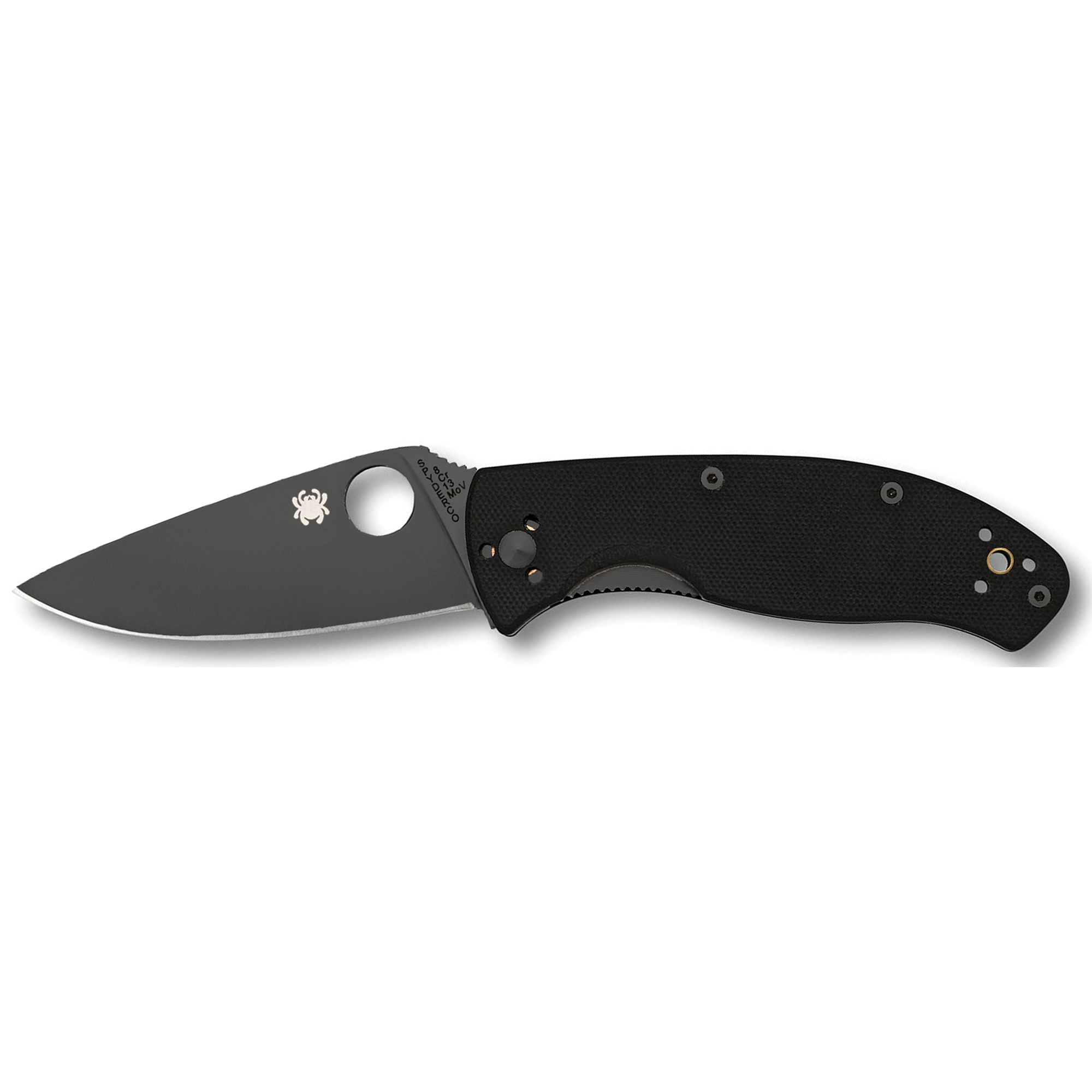 SPYDERCO TENACIOUS G-10 PLAIN Black