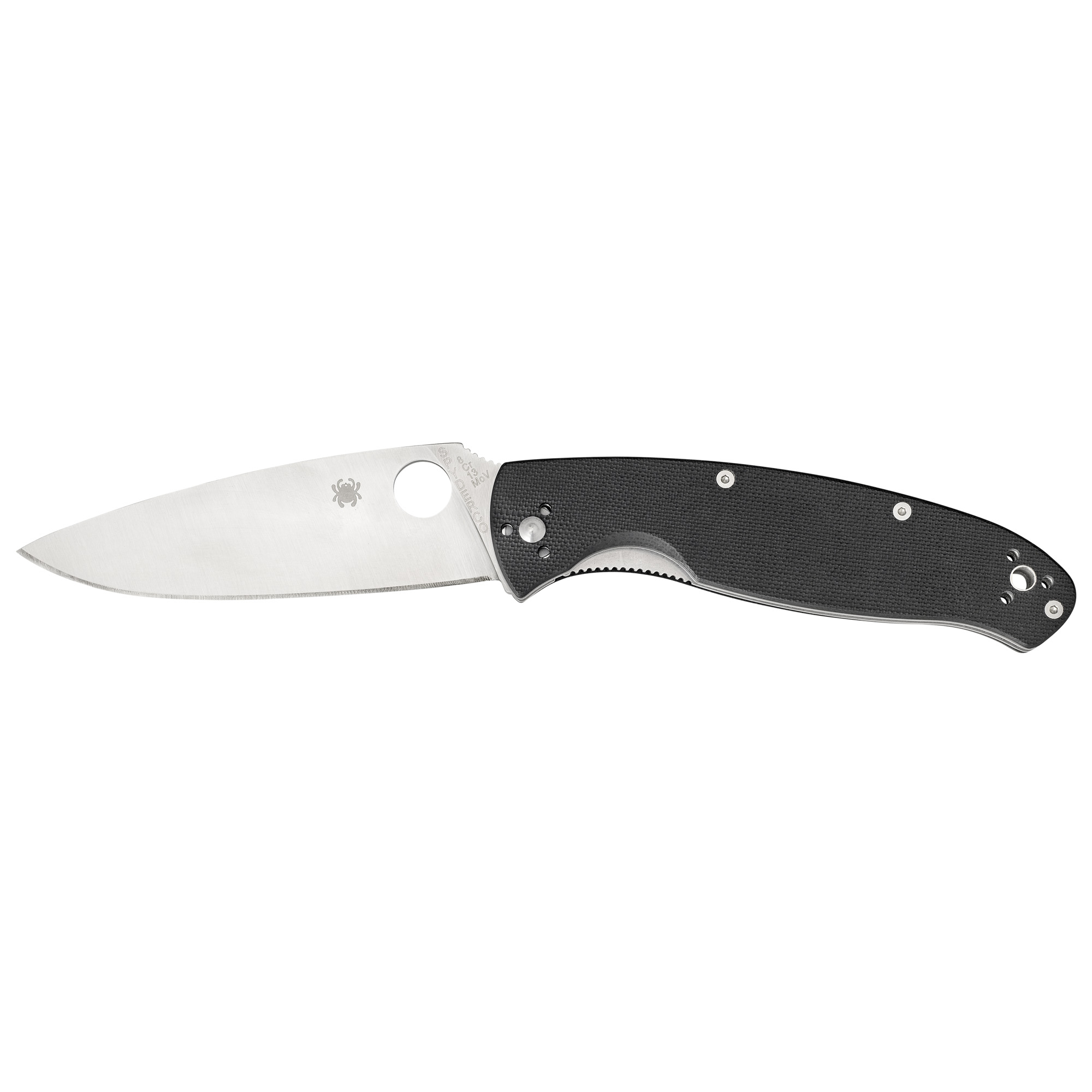 SPYDERCO RESILIENCE Black G10 PLAIN
