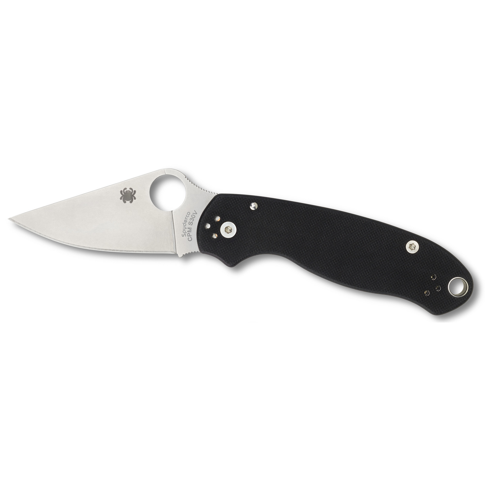 SPYDERCO PARA 3 G10 Black PLAINEDGE