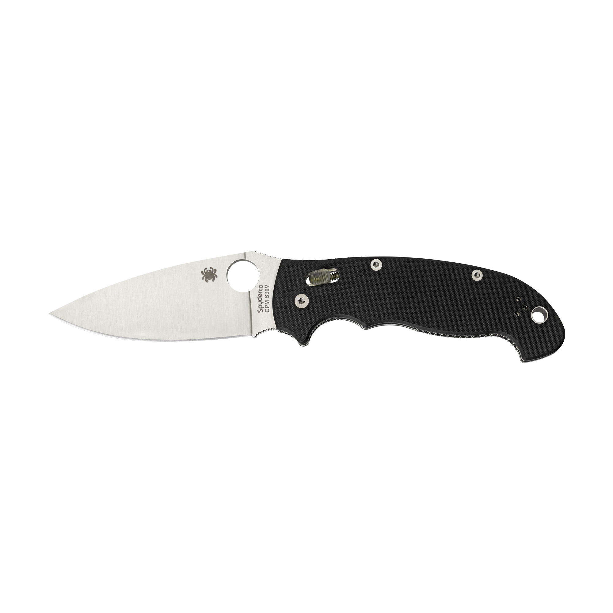 SPYDERCO MANIX 2 XL Black G10 PLNEDGE