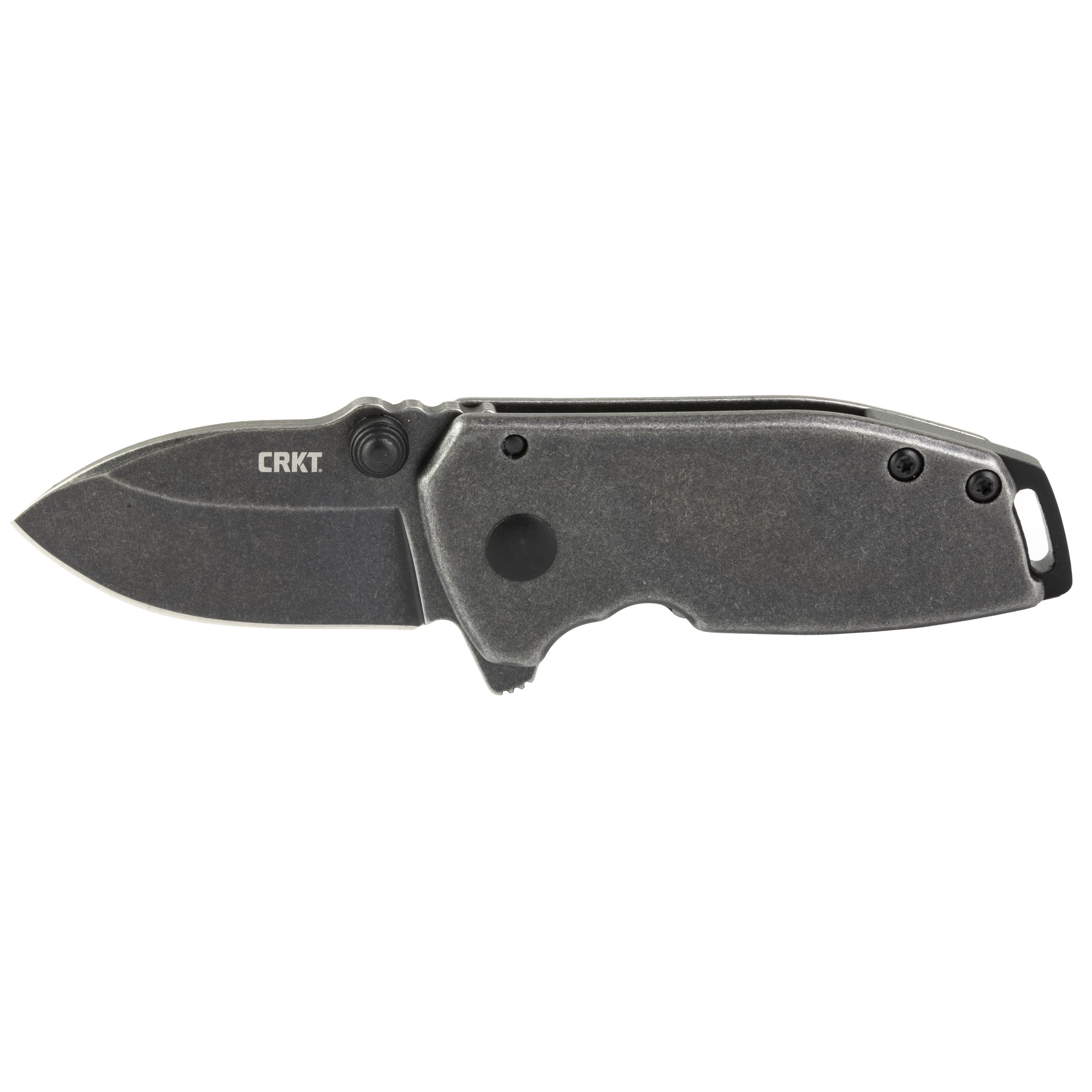 CRKT SQUID CMPCT BLACK 3.36 inch Plain Edge