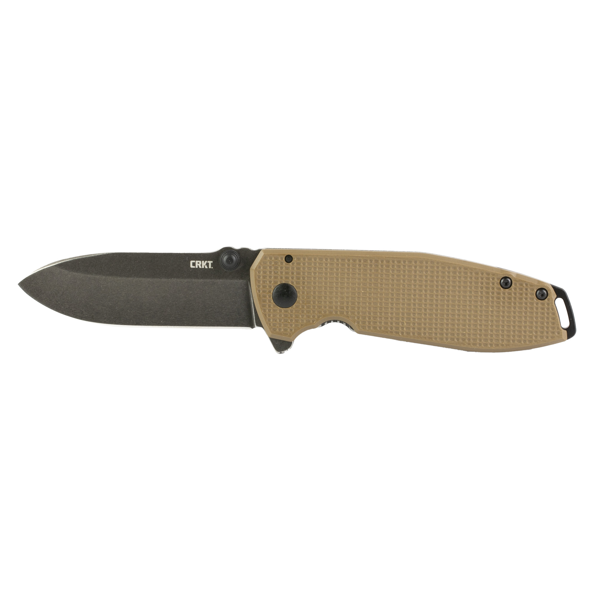 CRKT SQUID XM BROWN 2.95 inch PLAIN
