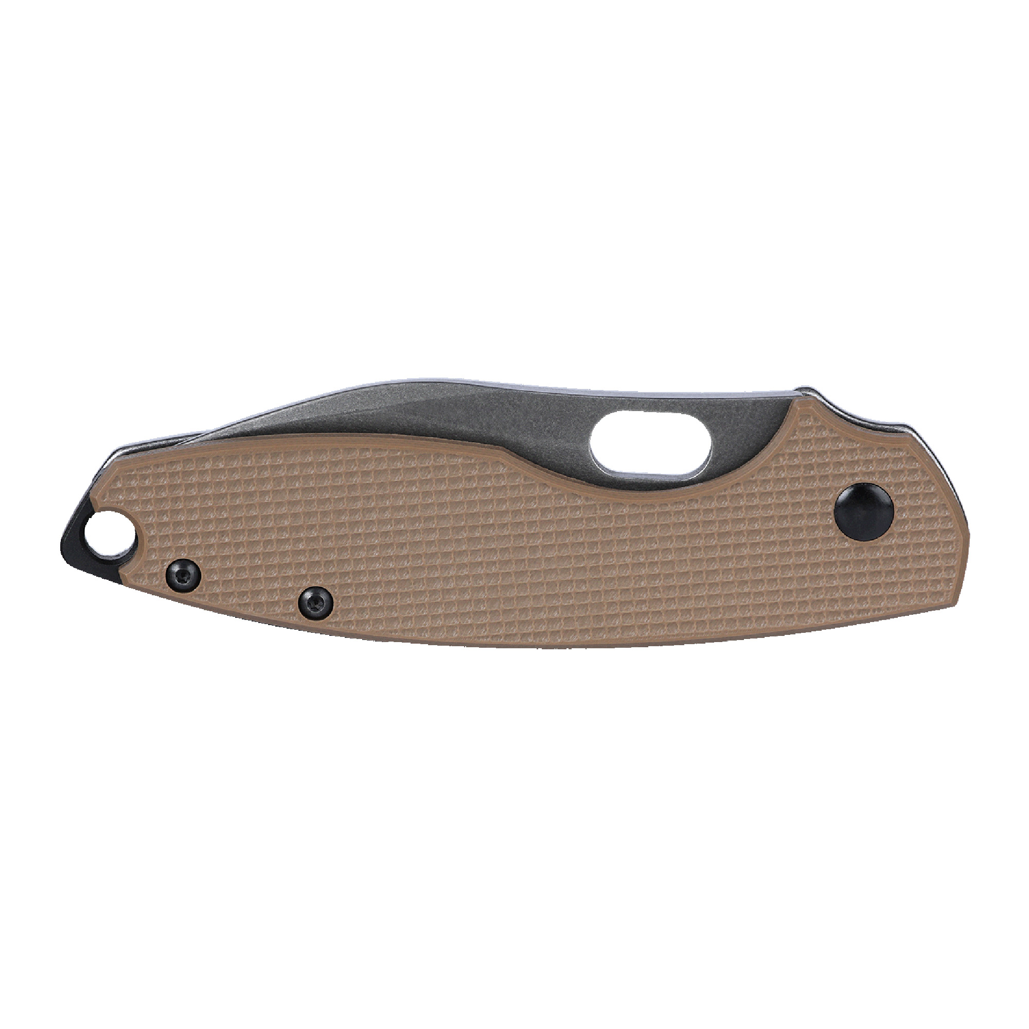 CRKT PILAR III BROWN 2.97 inch PLAIN EDG