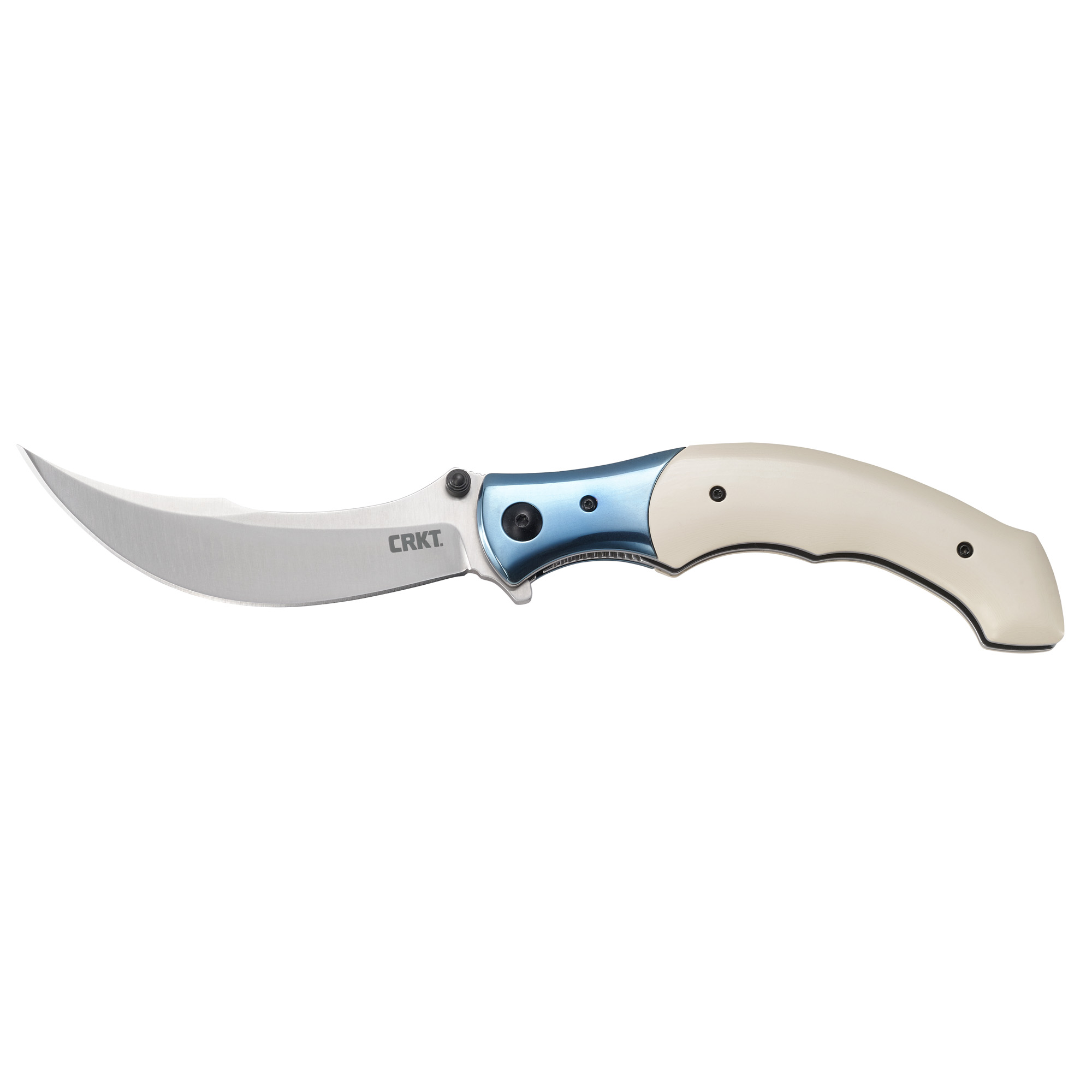 CRKT RITUAL IVORY 4.37 inch PLAIN EDGE