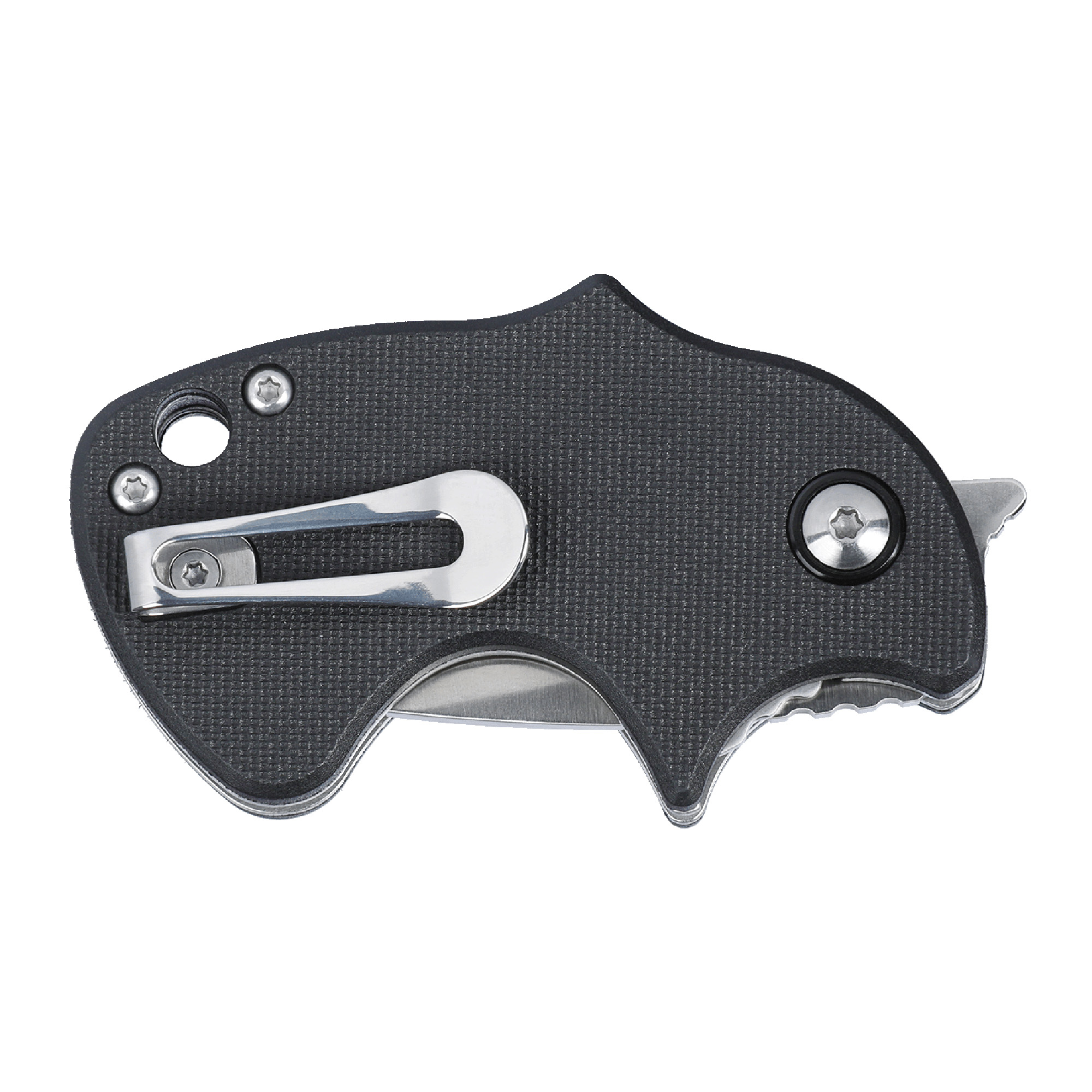 CRKT ORCA BLACK 1.79 inch PLAIN EDGE