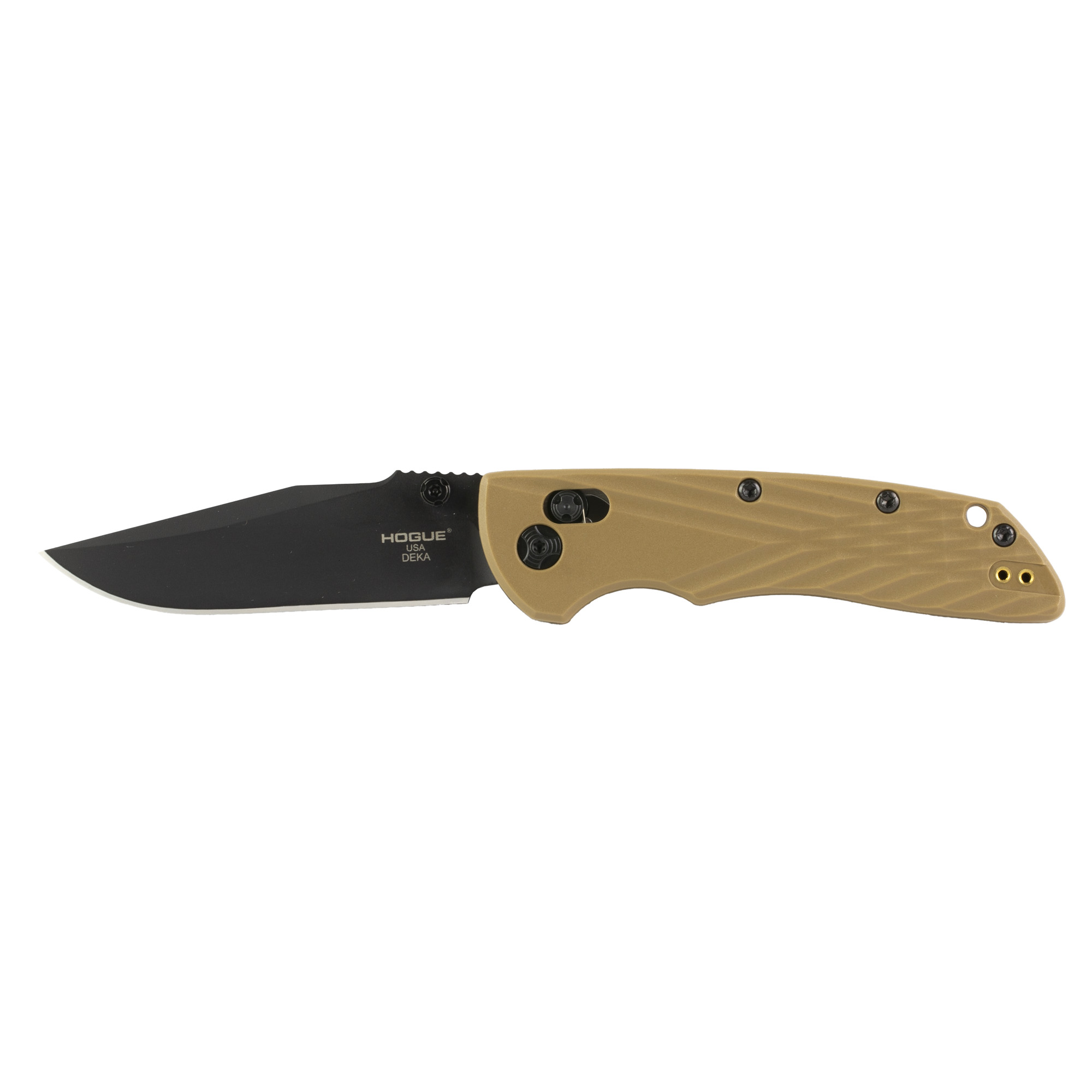 HOGUE DEKA 3.25 inch CLIP Black POLY FDE
