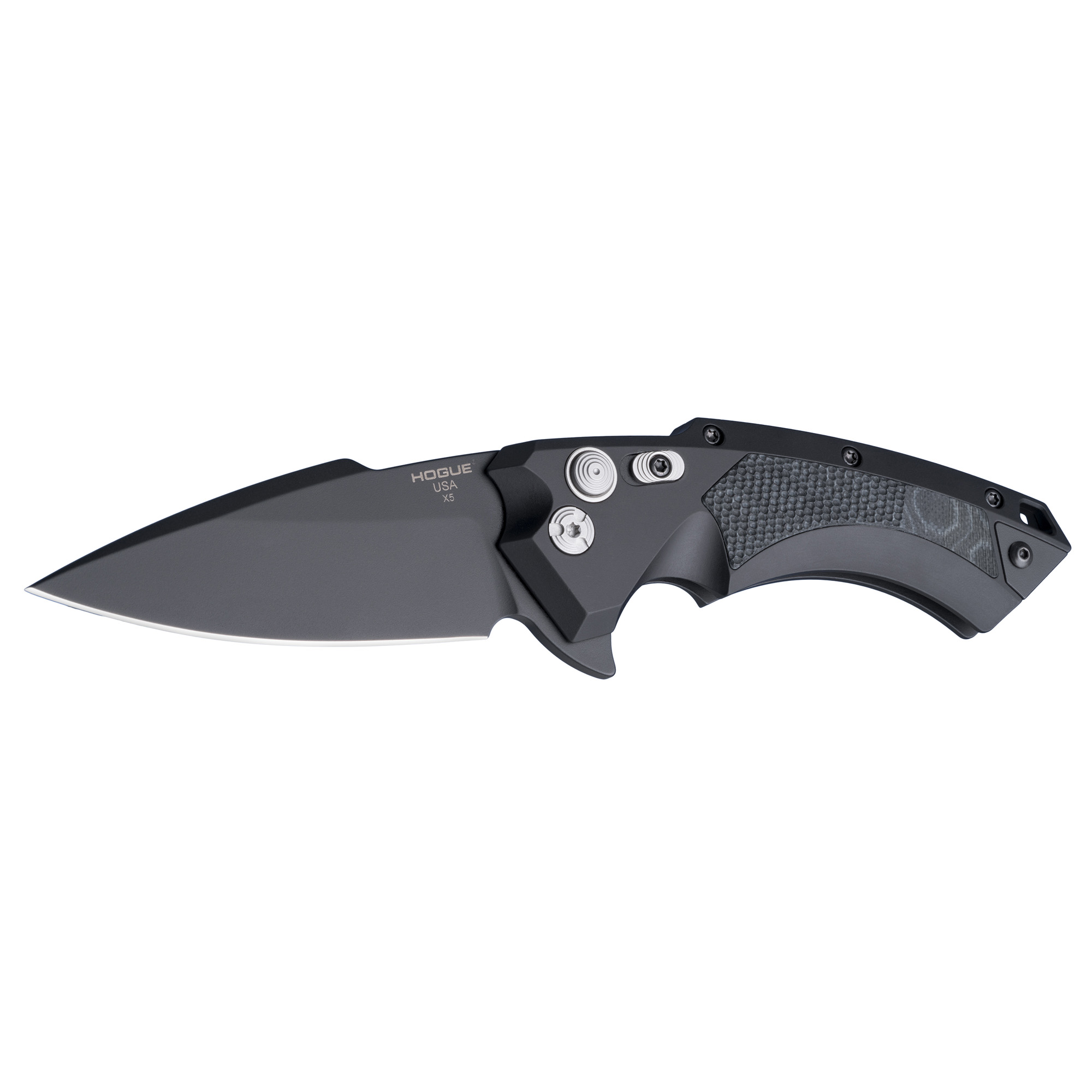 HOGUE X5 3.5 inch SPEAR PNT Black BLK G10