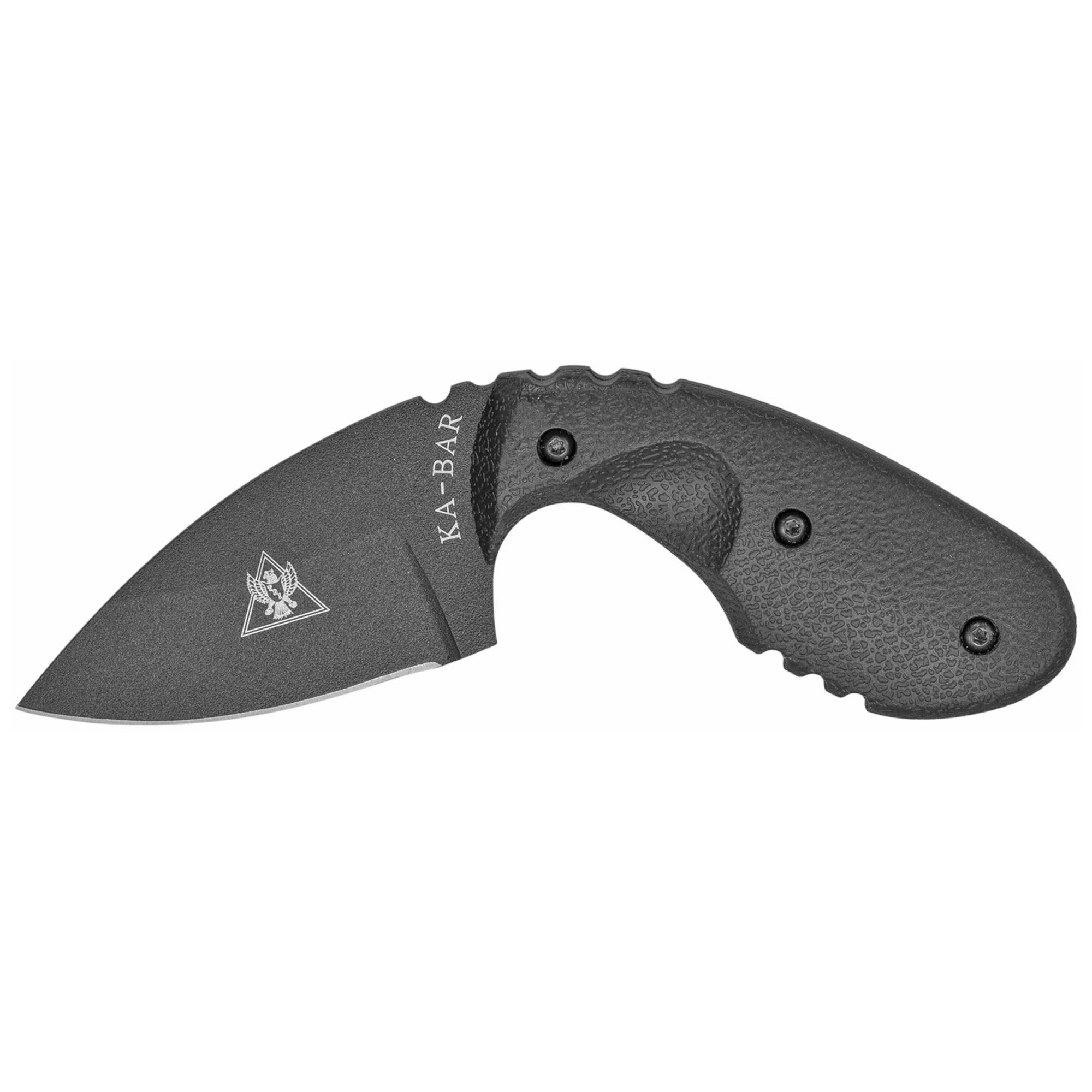 KBAR TDI INVESTIGATOR FIXED BLADE KNIFE 2.71" DROP POINT BLADE WITH NYLON SHEATH IN BLACK