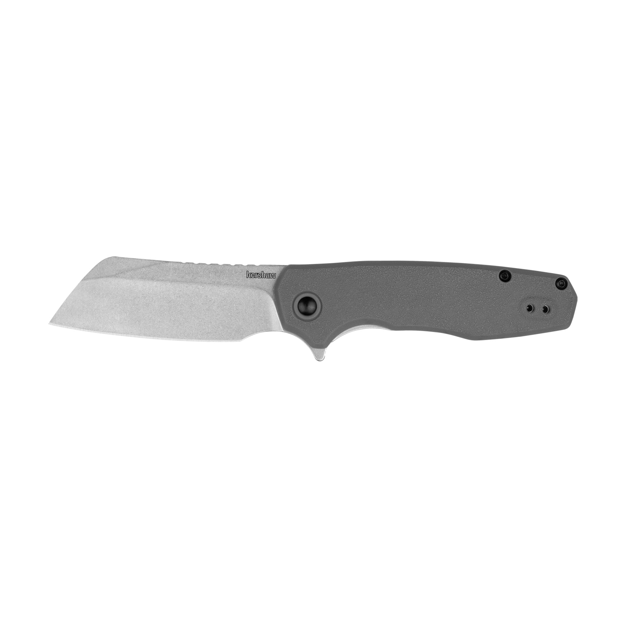 KERSHAW WHARF FOLDING KNIFE 2.8" FLIPPER ASSISTED PLAIN EDGE BLADE WITH LINER LOCK