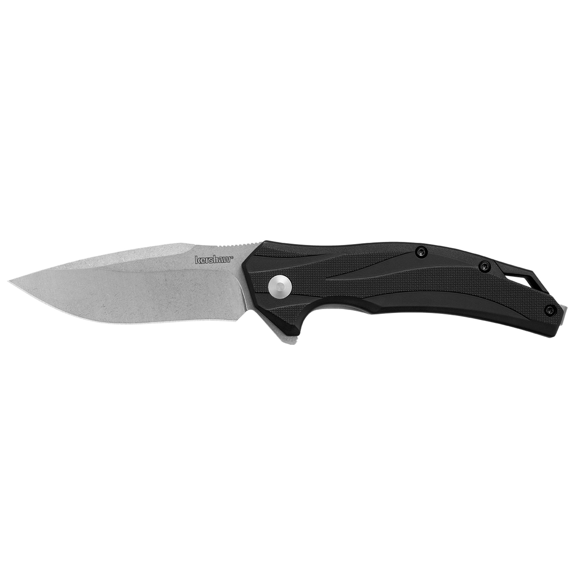 KERSHAW LATERAL 3.1" BLADE FLIPPER ASSISTED OPENING WITH PLAIN EDGE IN BLACK