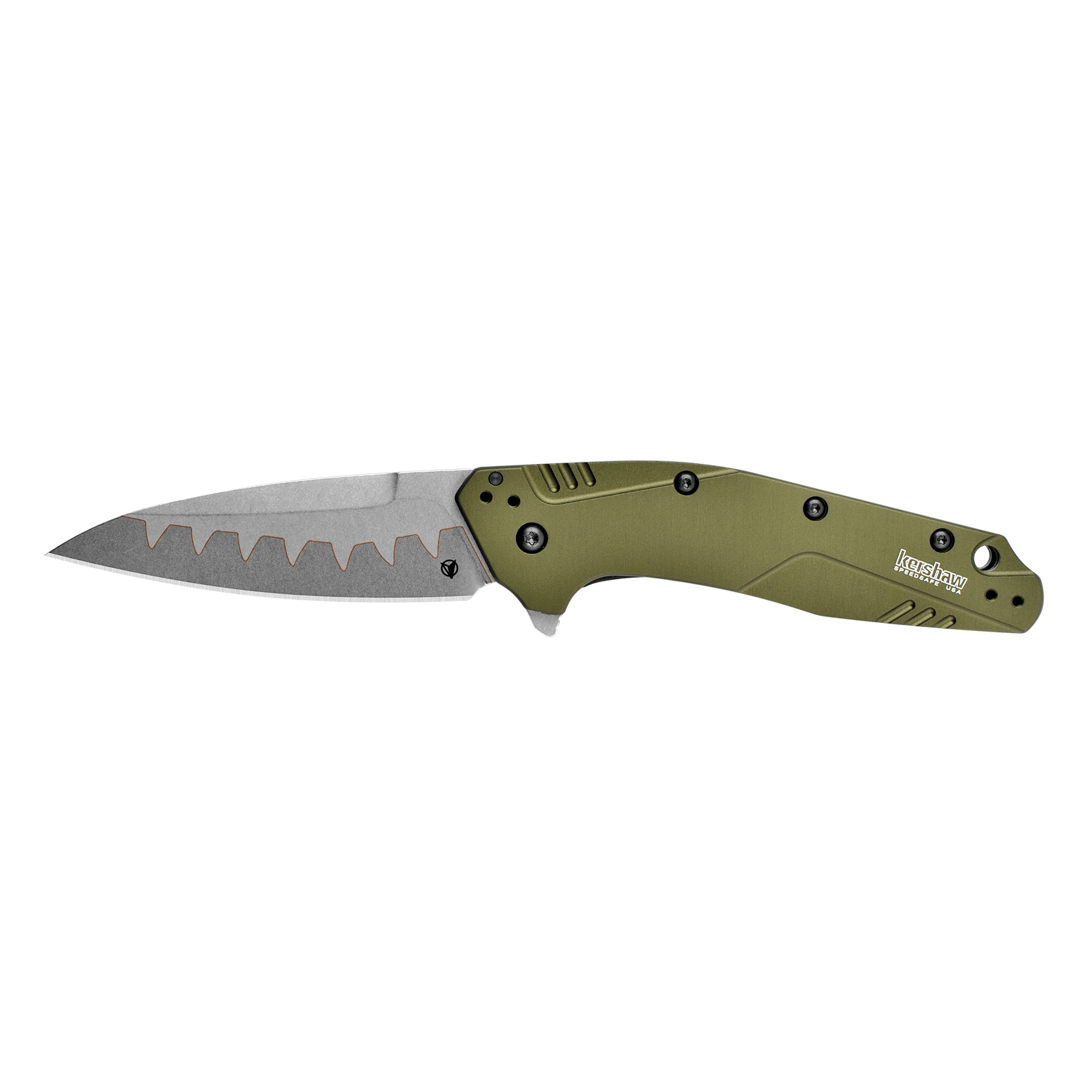 KERSHAW DIVIDEND COMPOSITE OLIVE 3 inch