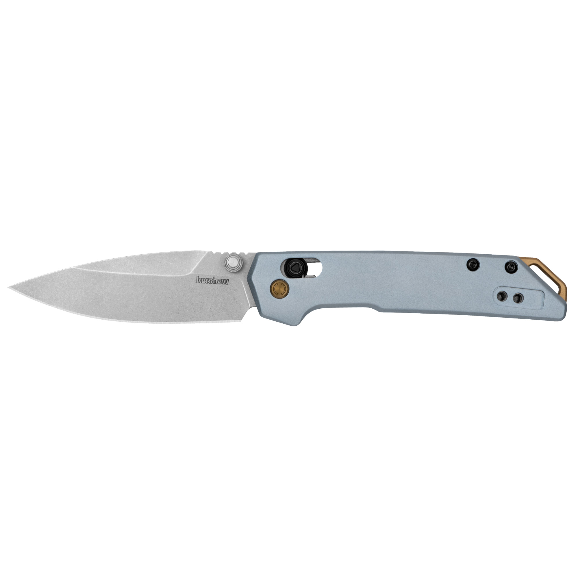 KERSHAW MINI IRIDIUM 3" PLAIN BLADE WITH DURA LOCK & POCKET CLIP