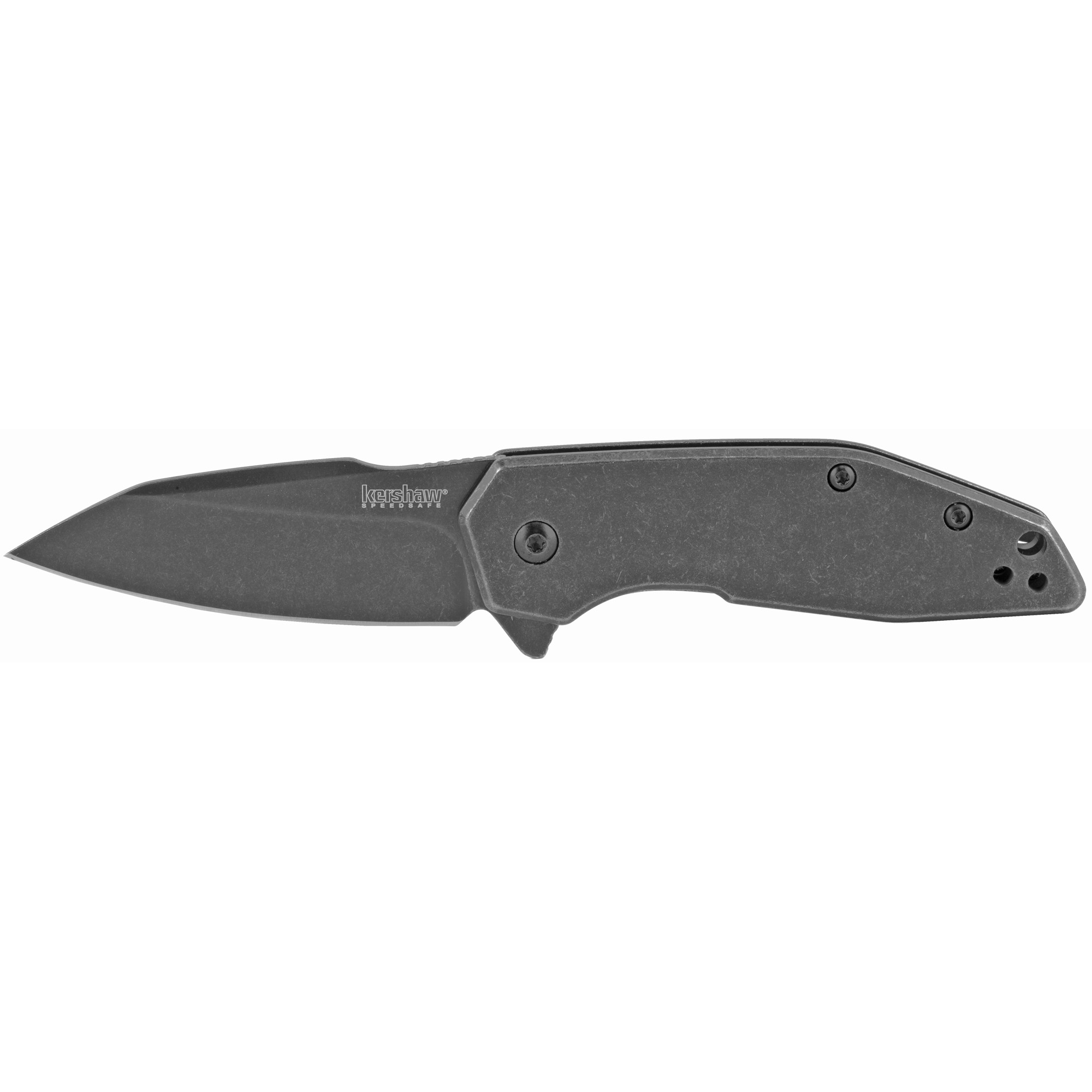 KERSHAW GRAVEL 2.5 inch Black OXIDE BlackWSH