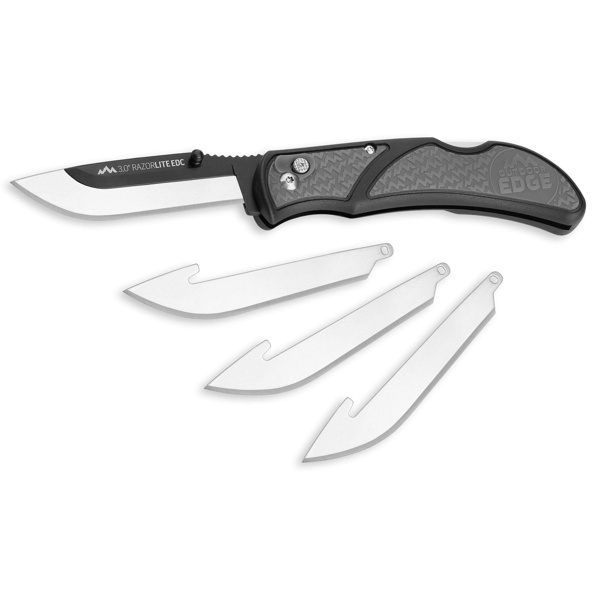 OD EDGE RAZOR-EDC LT 3.0 inch 4 BLDS GRY