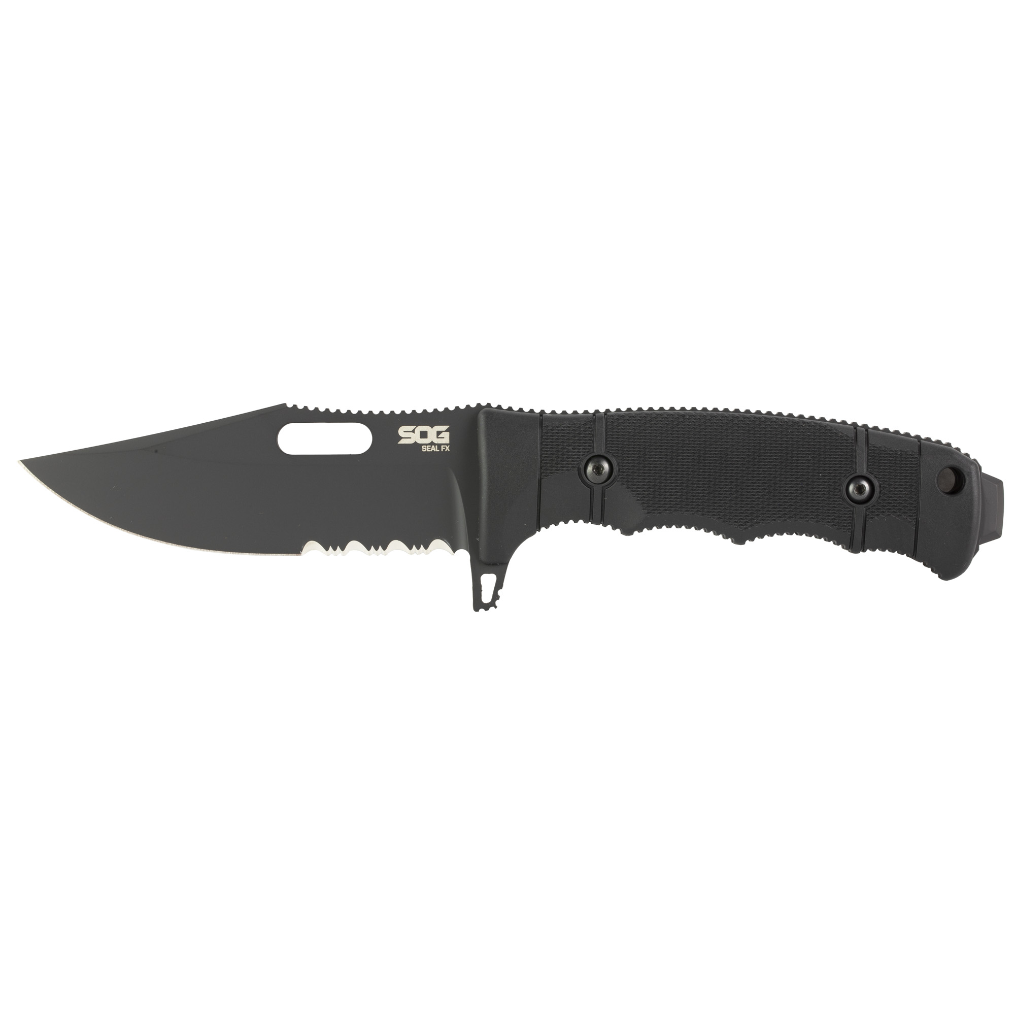SOG SEAL FX PARTIALLY SRTED 4.3 inch Black