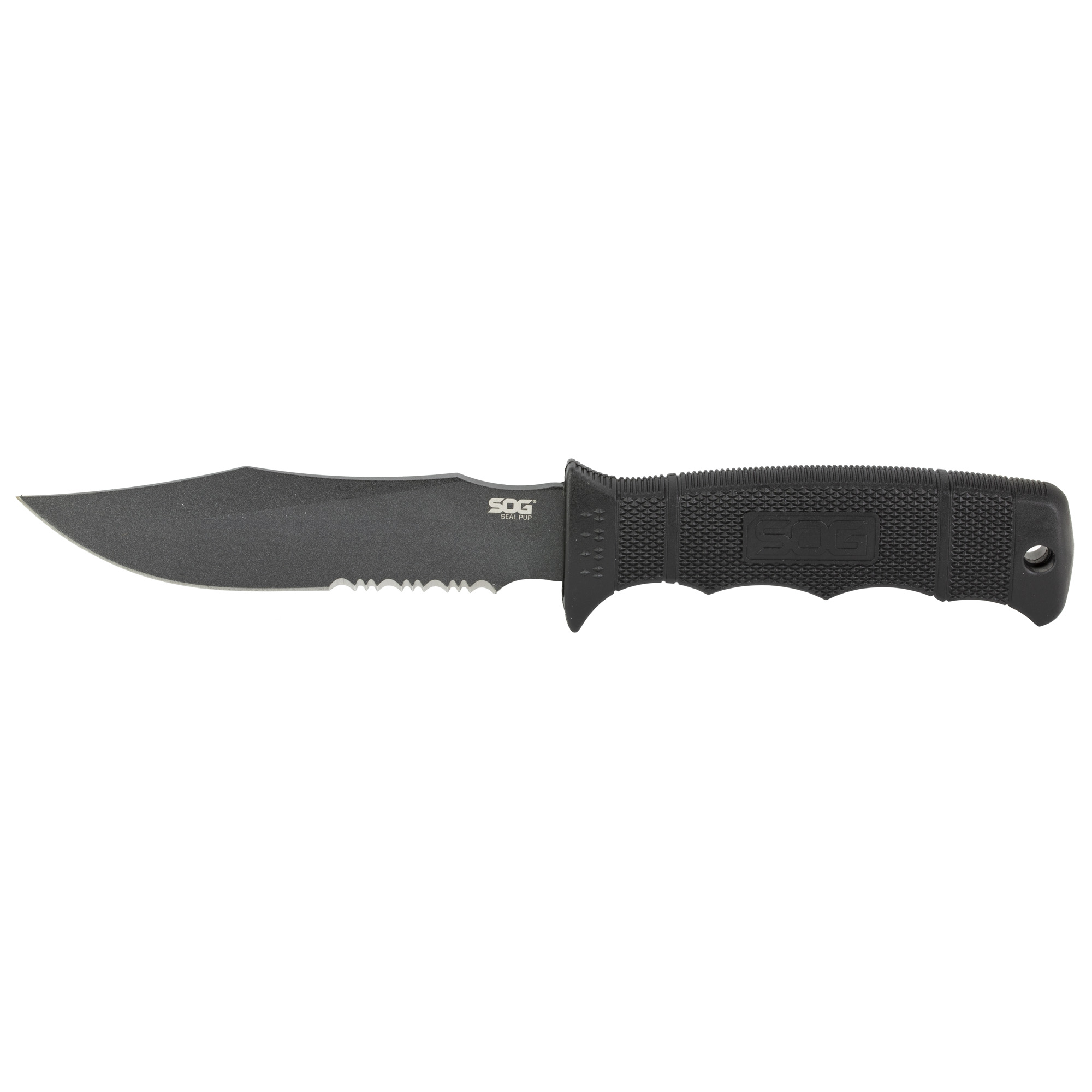 SOG SEAL PUP BLACK 4.75 inch KYDEX