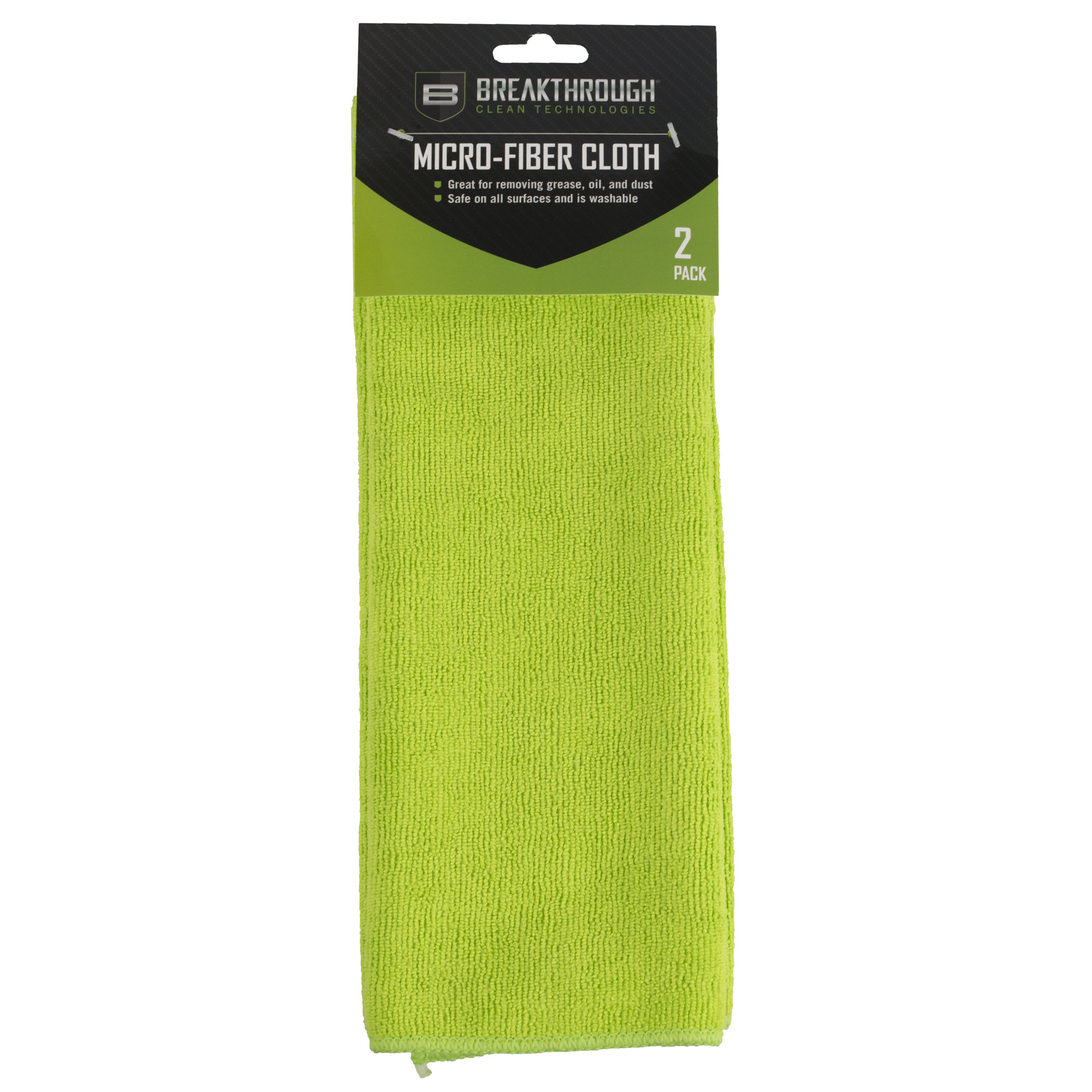 Breakthrough Clean Technologies MICROFIBER TOWEL 2PK GR