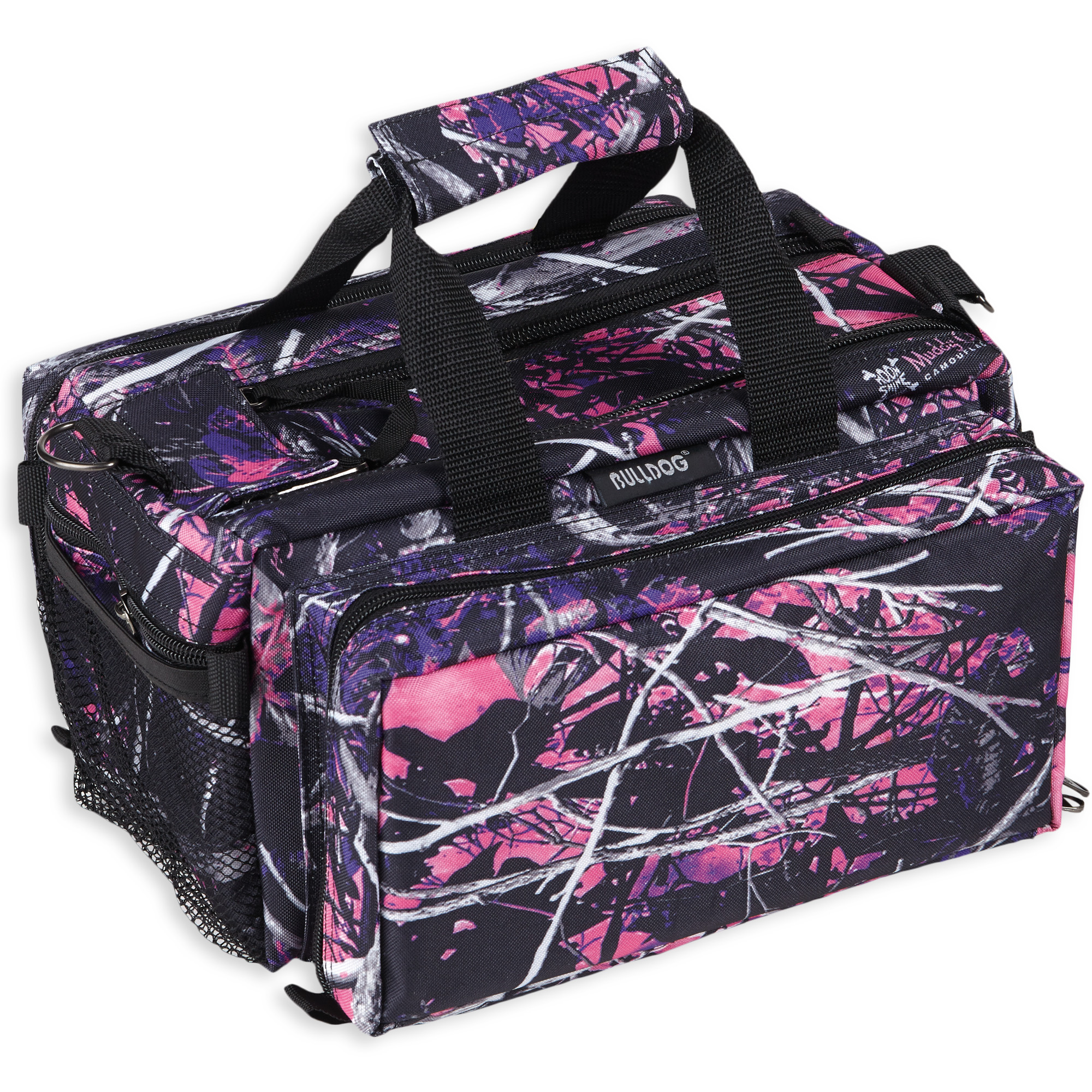 Bulldog Cases Deluxe Range Bag Muddy Girl Camo Finish Nylon Adjustable Shoulder Strap