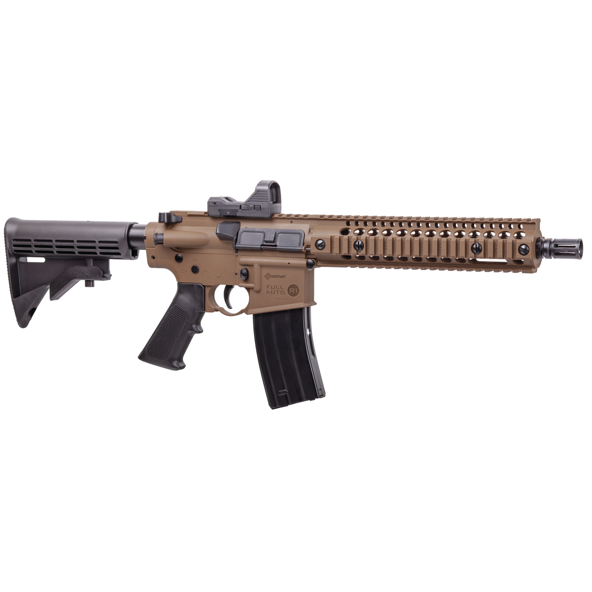 CROSMAN FULL AUTO R1 W RED DOT FDE