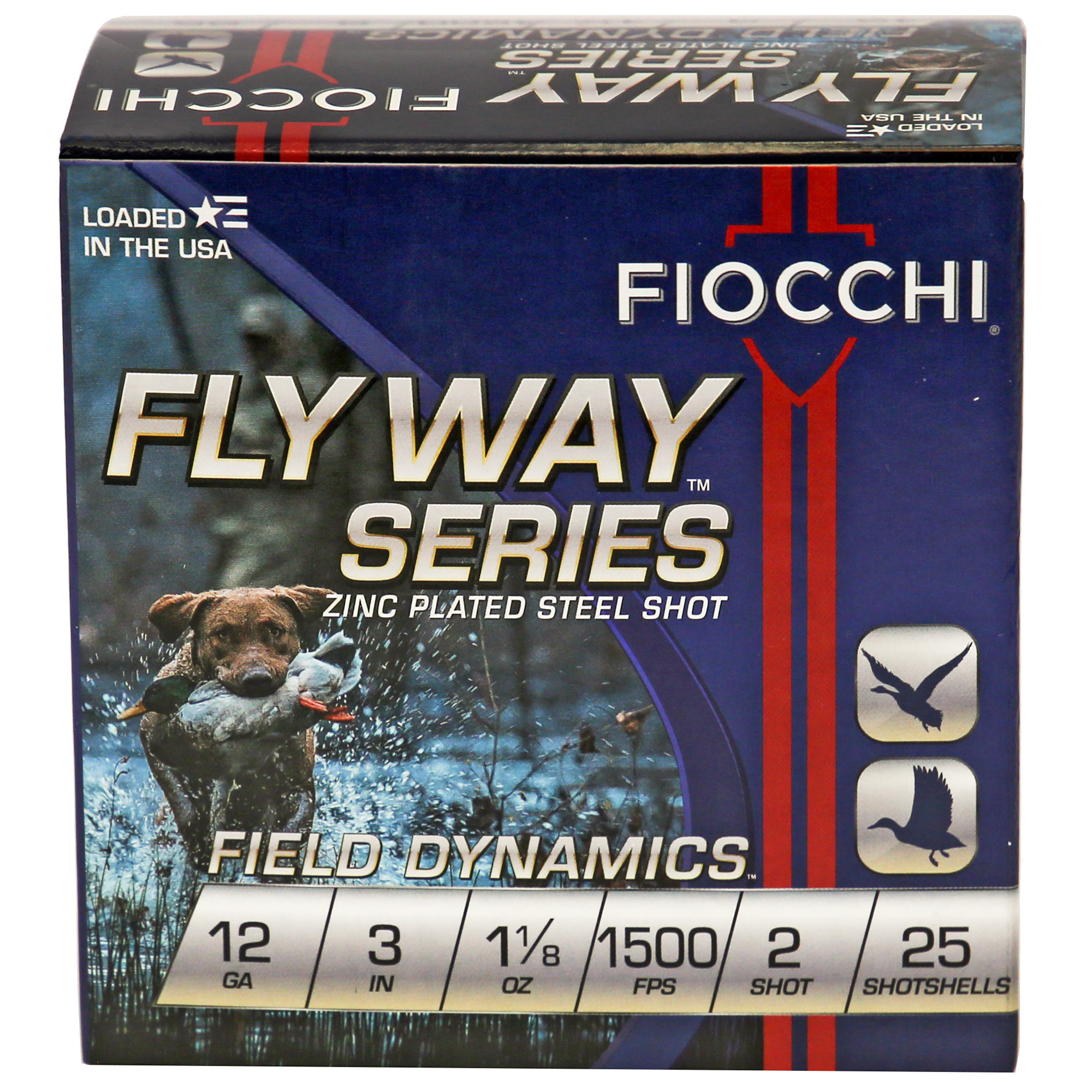 FIOCCHI 12 Gauge 2 FLYWAY STEEL 25 - 250