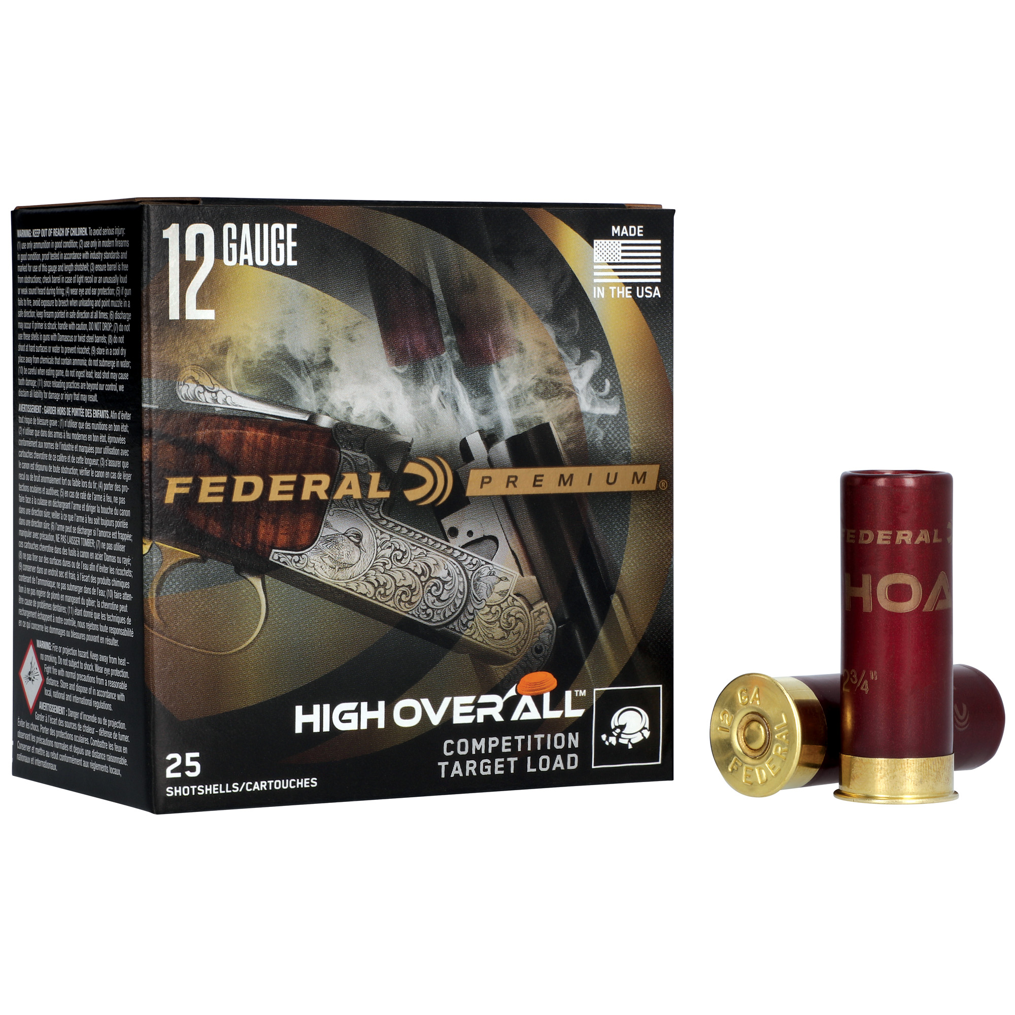 FEDERAL HOA 12 Gauge 2.75 INCH 9 25 - 250