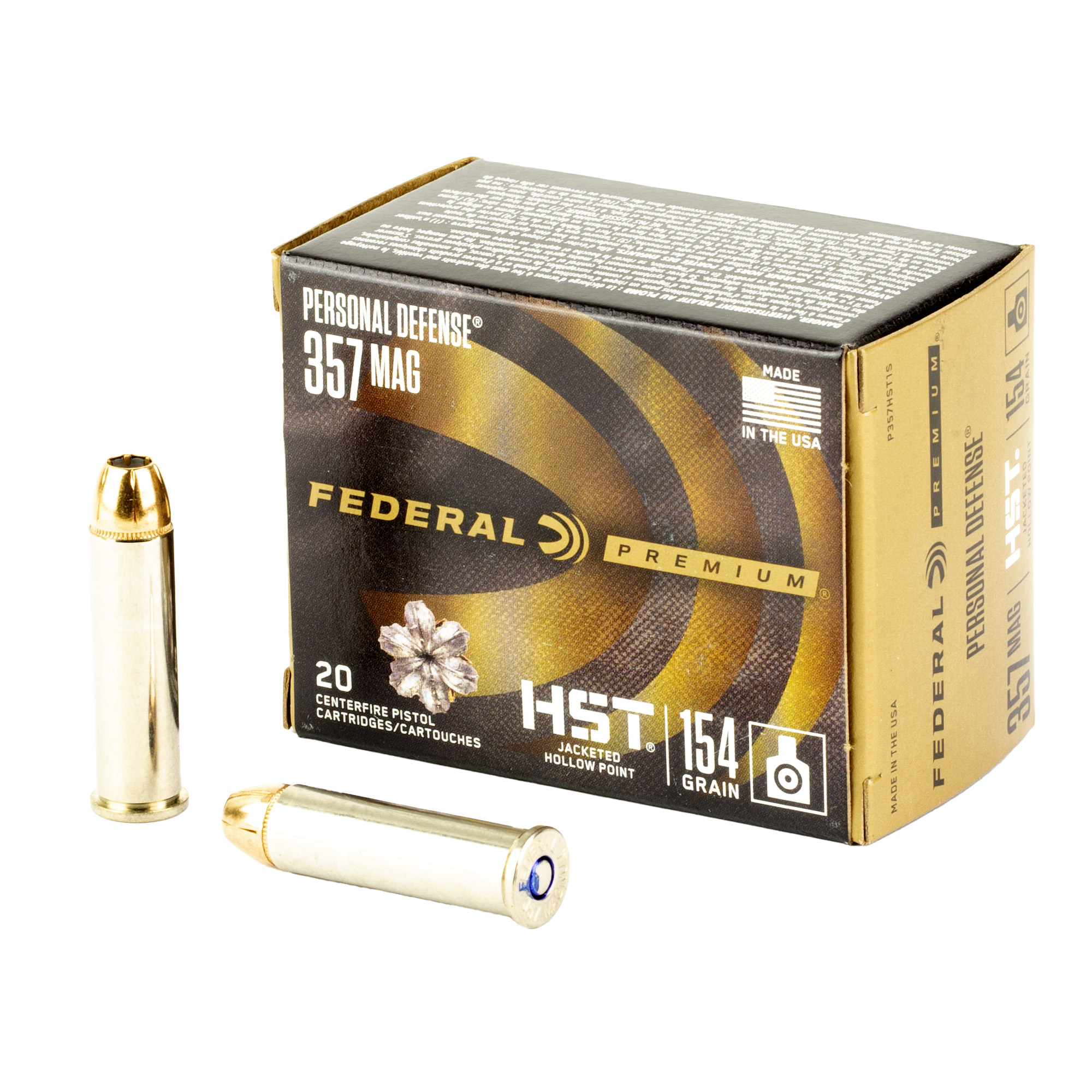 Federal 357 Magnum 154 Grain JHP 20 RD