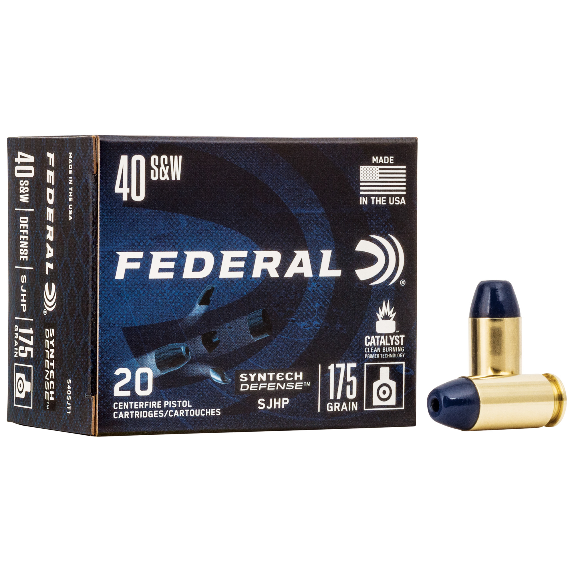 FEDERAL SYN DEF 40 SW 175GR SJHP 20 200