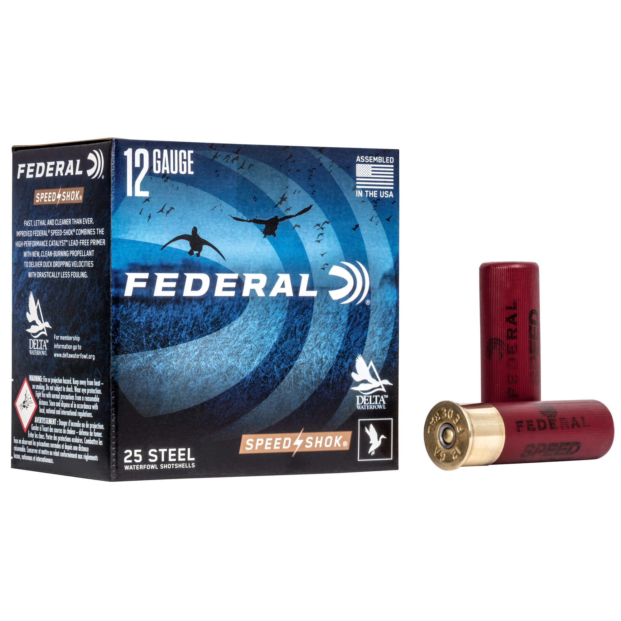 FEDERAL SPEED SHOK 12 Gauge 3 INCH 2 25 - 250