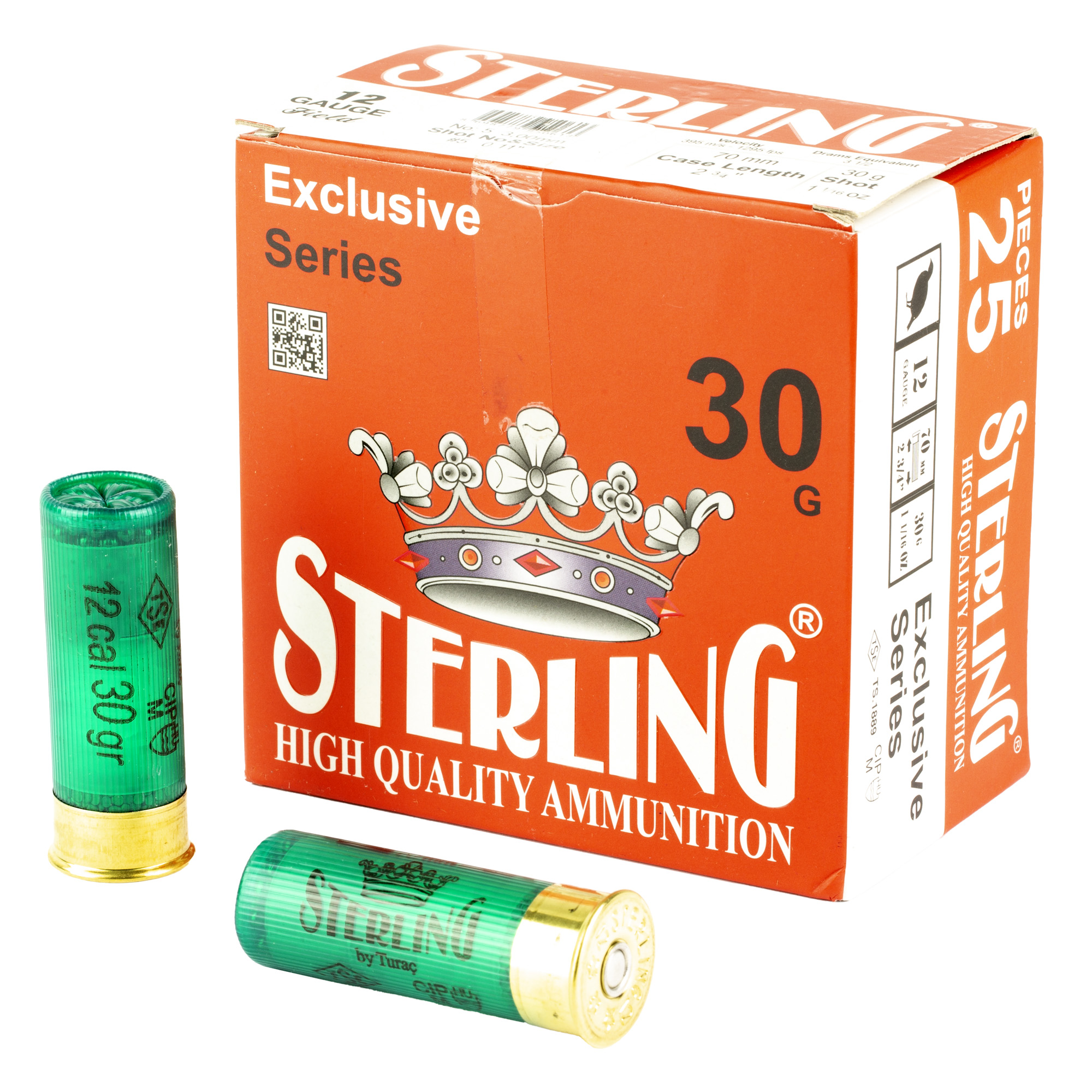 STERLING EXCLSV 12GA 2.75 INCH 5 25 - 250