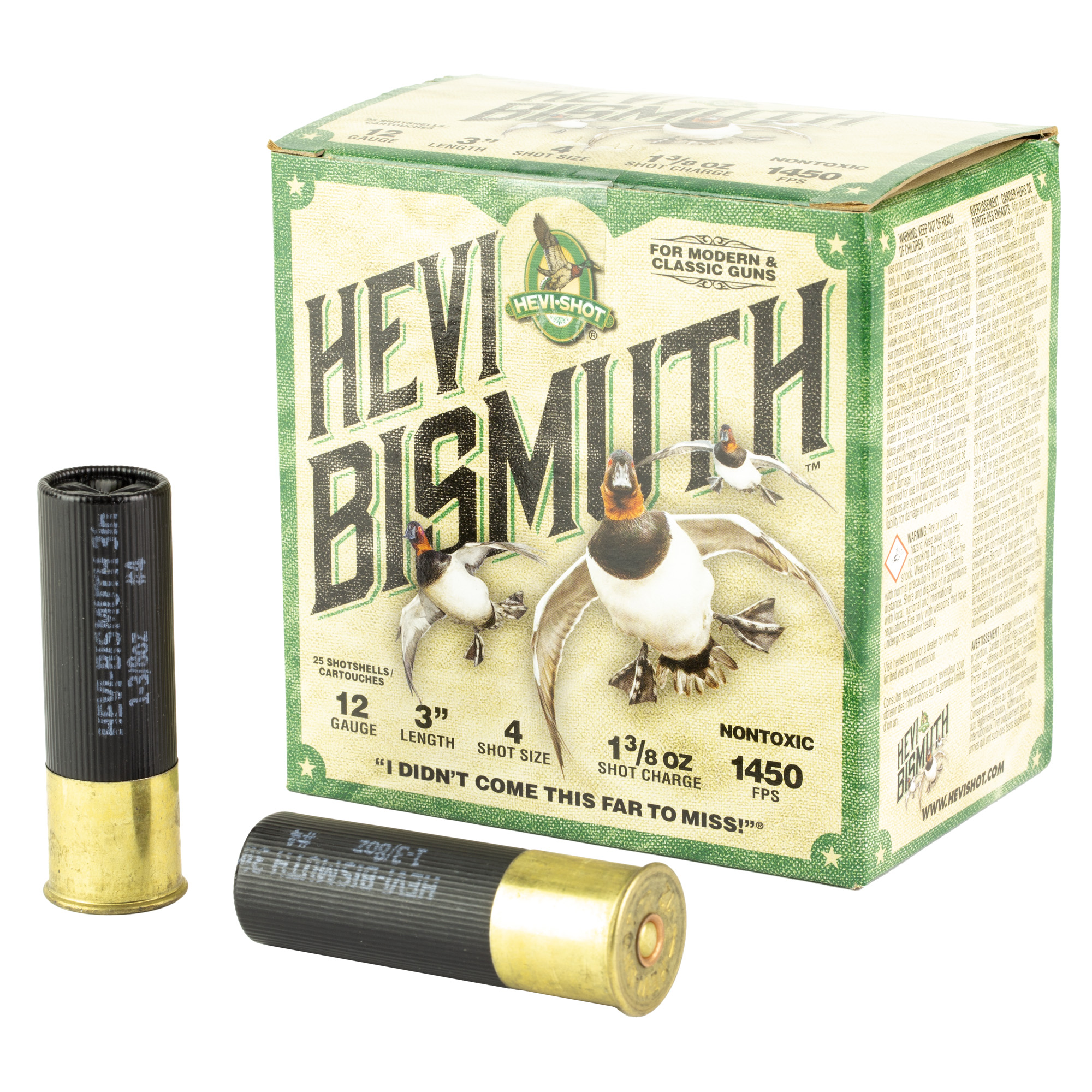 HEVI BISMUTH 12 Gauge 3 INCH 4 25 - 250