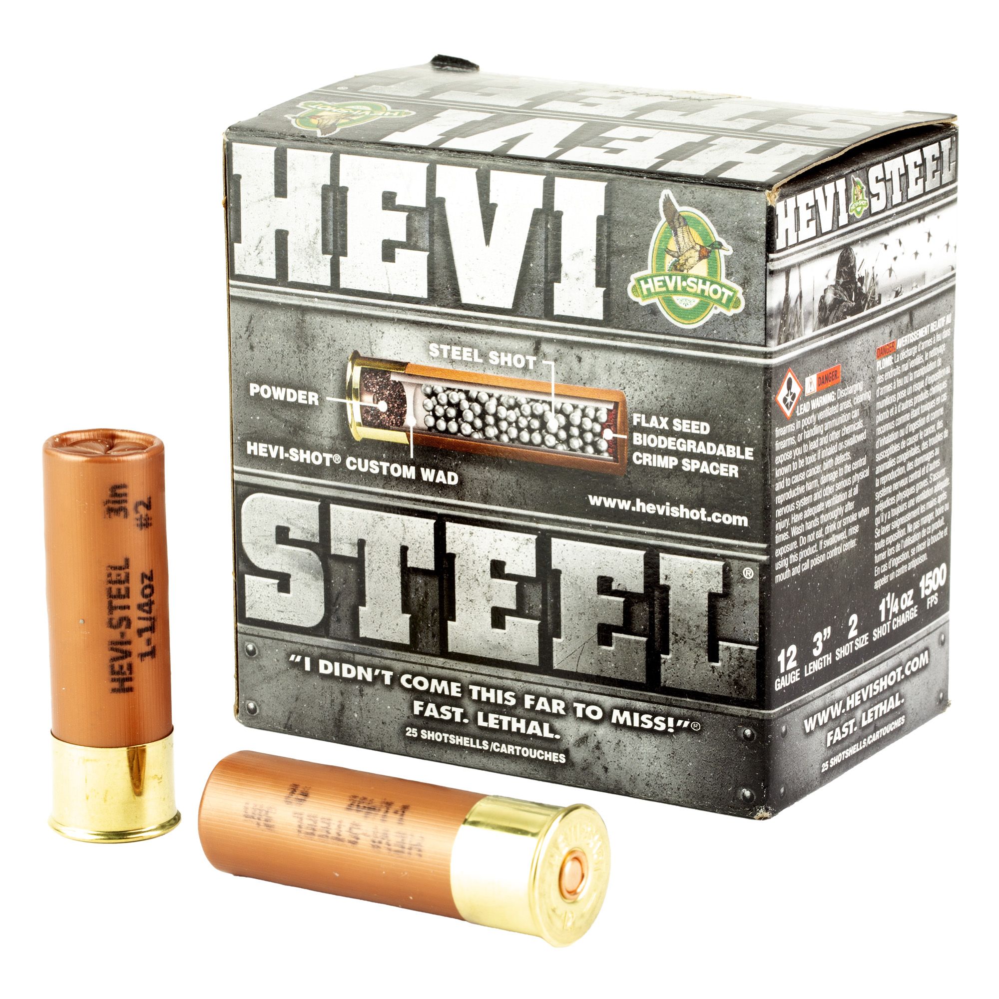 HEVI STEEL 12 Gauge 3 INCH 2 25 - 250