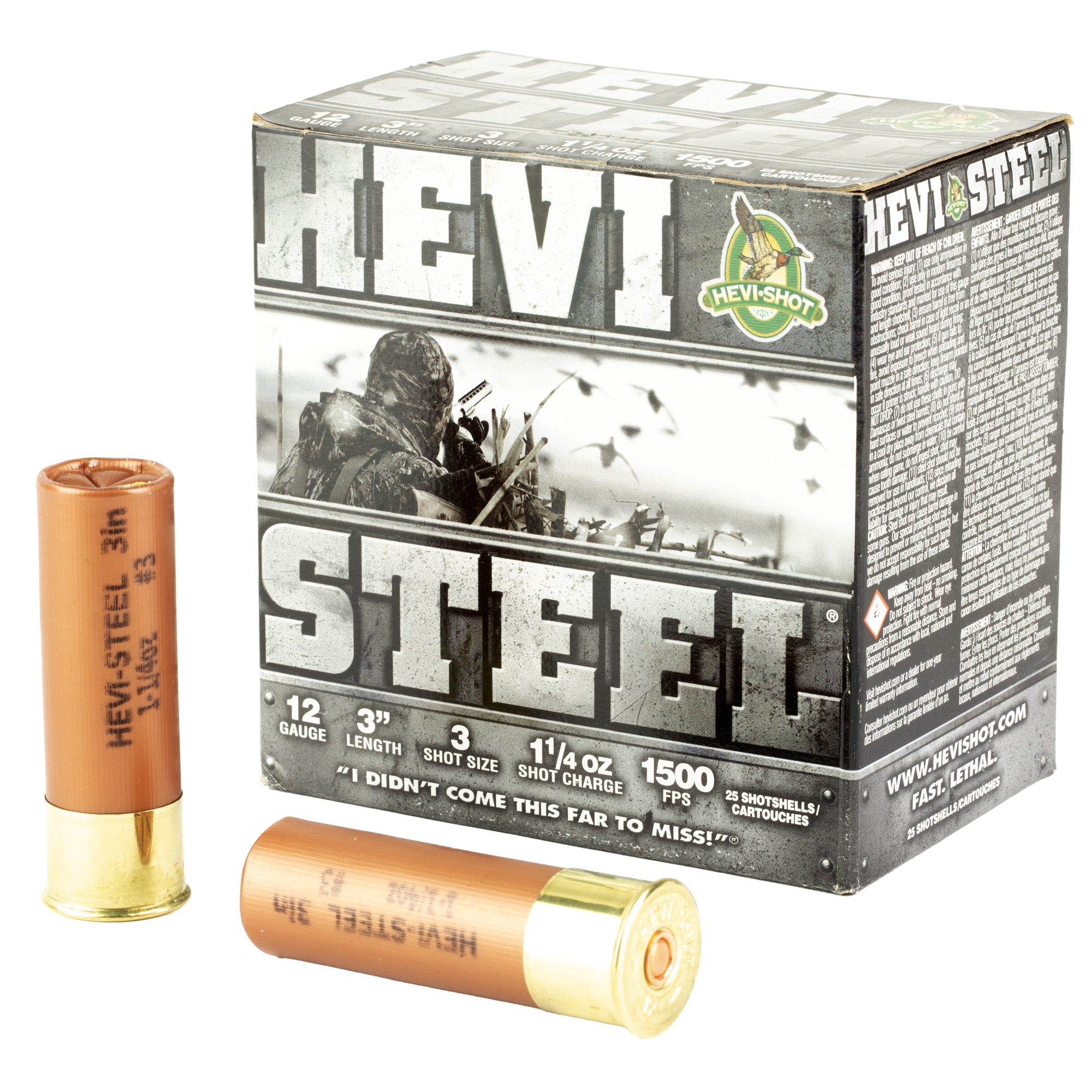 HEVI STEEL 12 Gauge 3 INCH 3 25 - 250