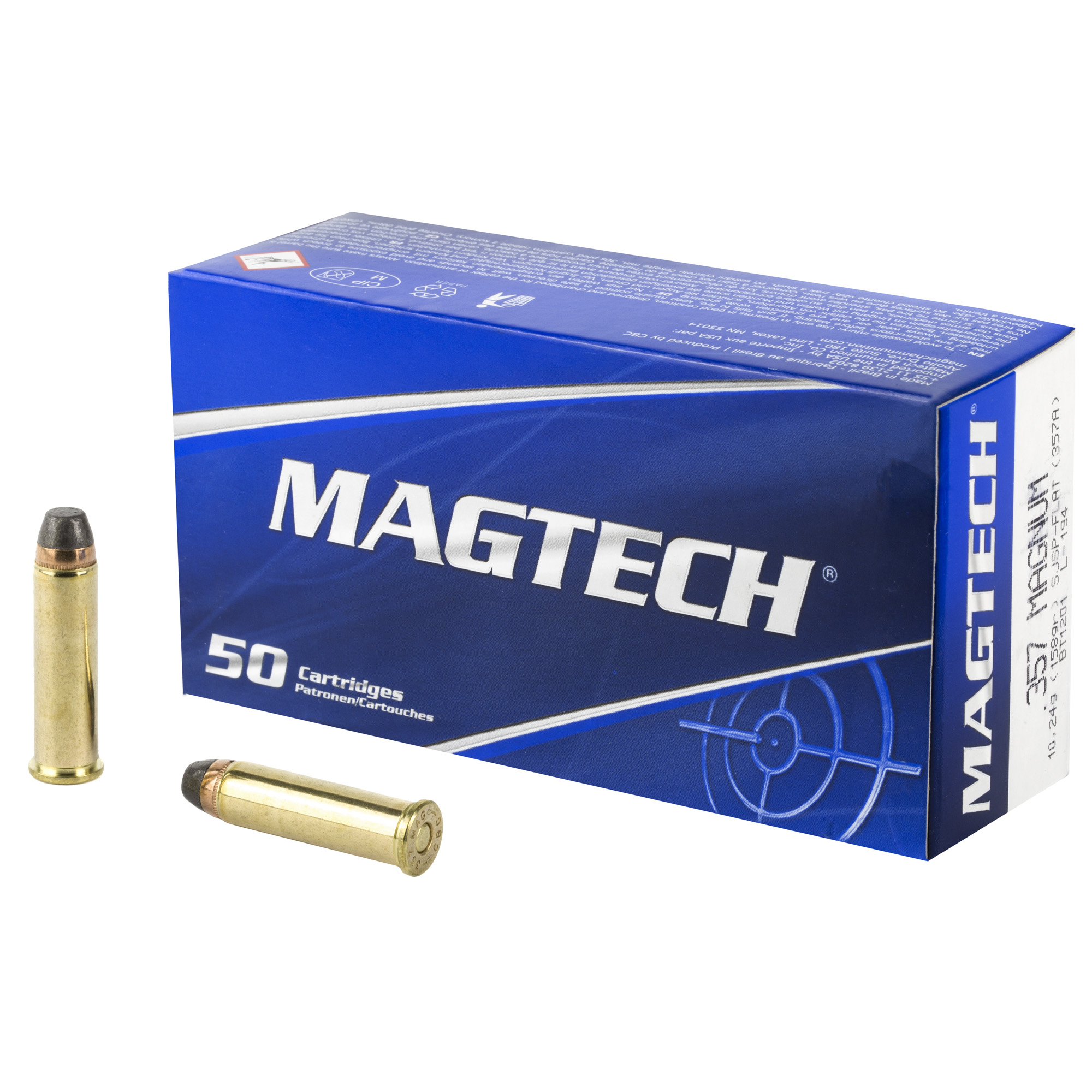 Magtech Sport Shooting 357MAG 158 Grain Jacketed Soft Point 50 RD