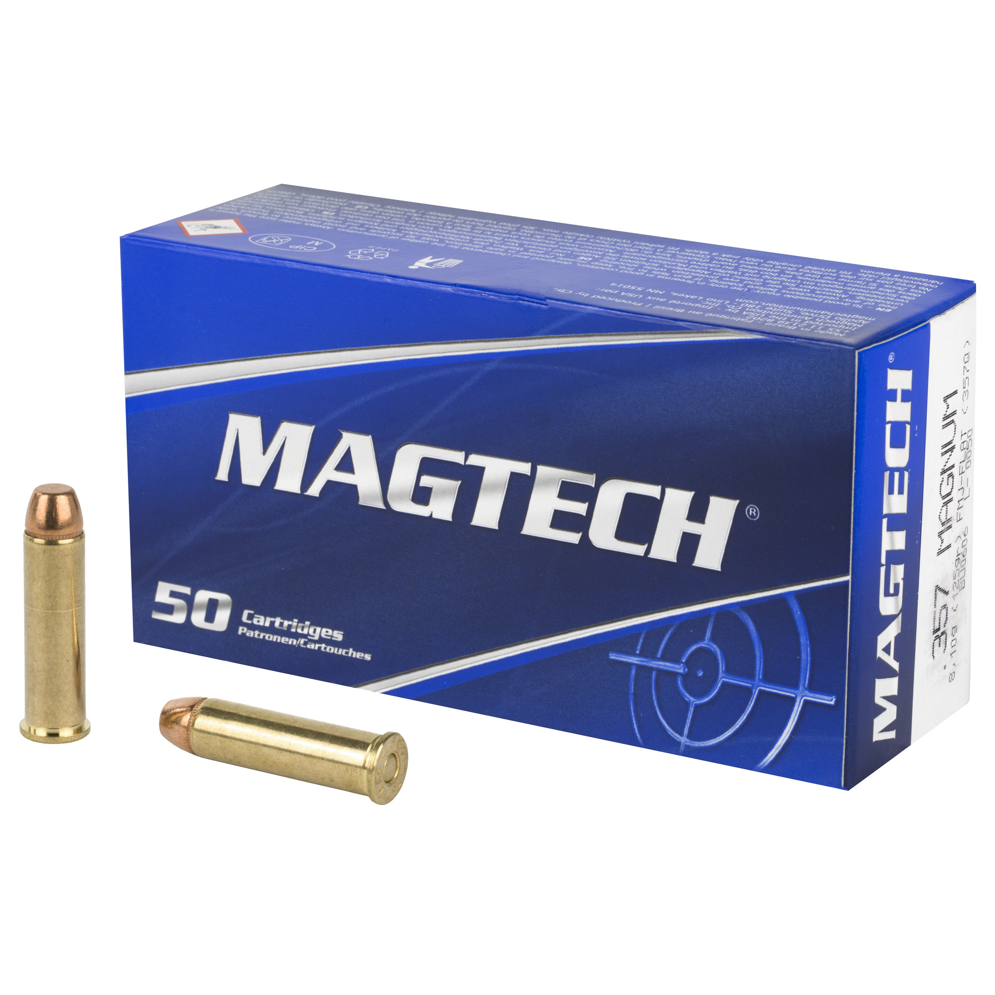 Magtech Sport Shooting 357MAG 125 Grain Full Metal Jacket Flat 50 RD