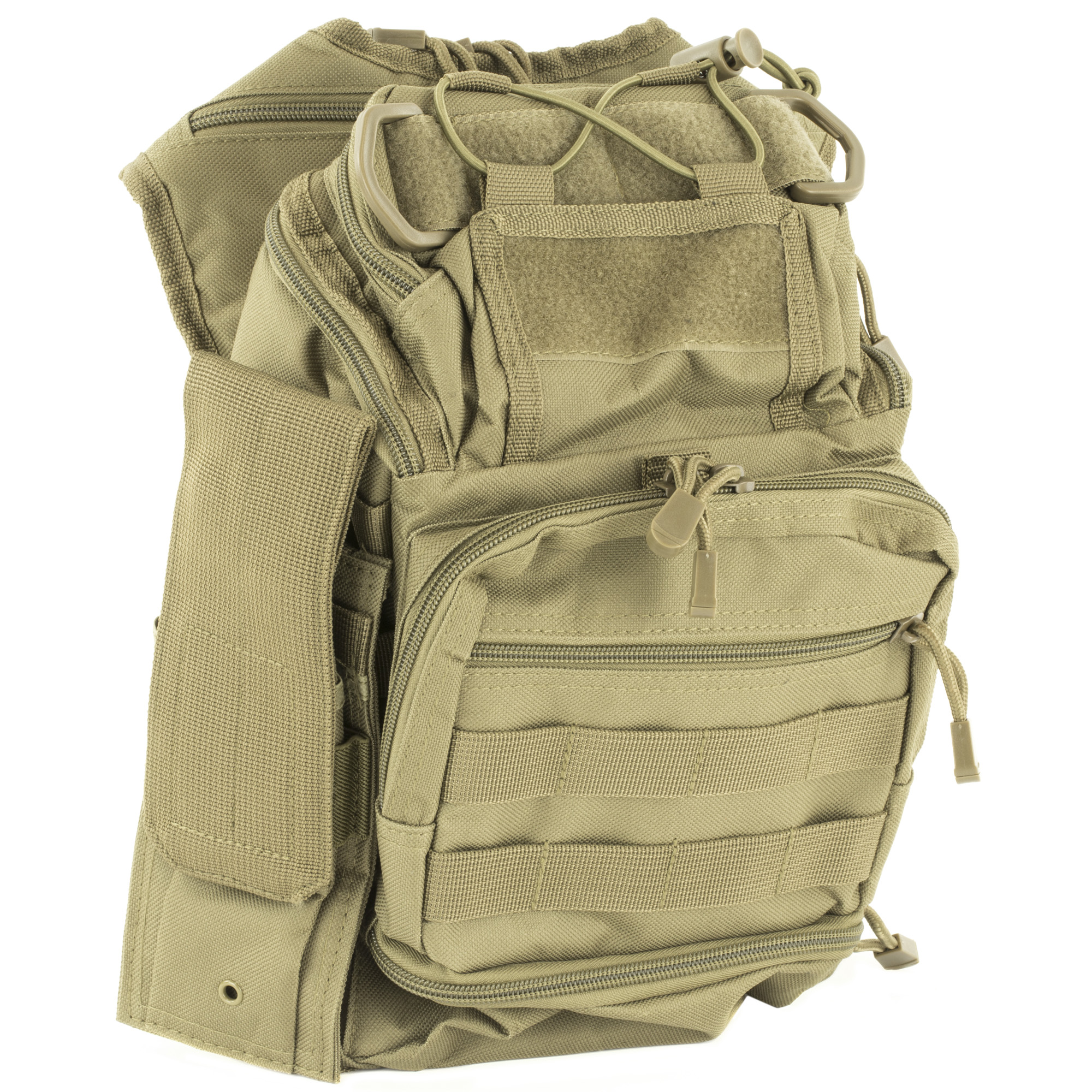 NCSTAR CONCEALED CARRY-FIRST RESPONDER UTILITY BAG WITH SHOULDER STRAP IN TAN