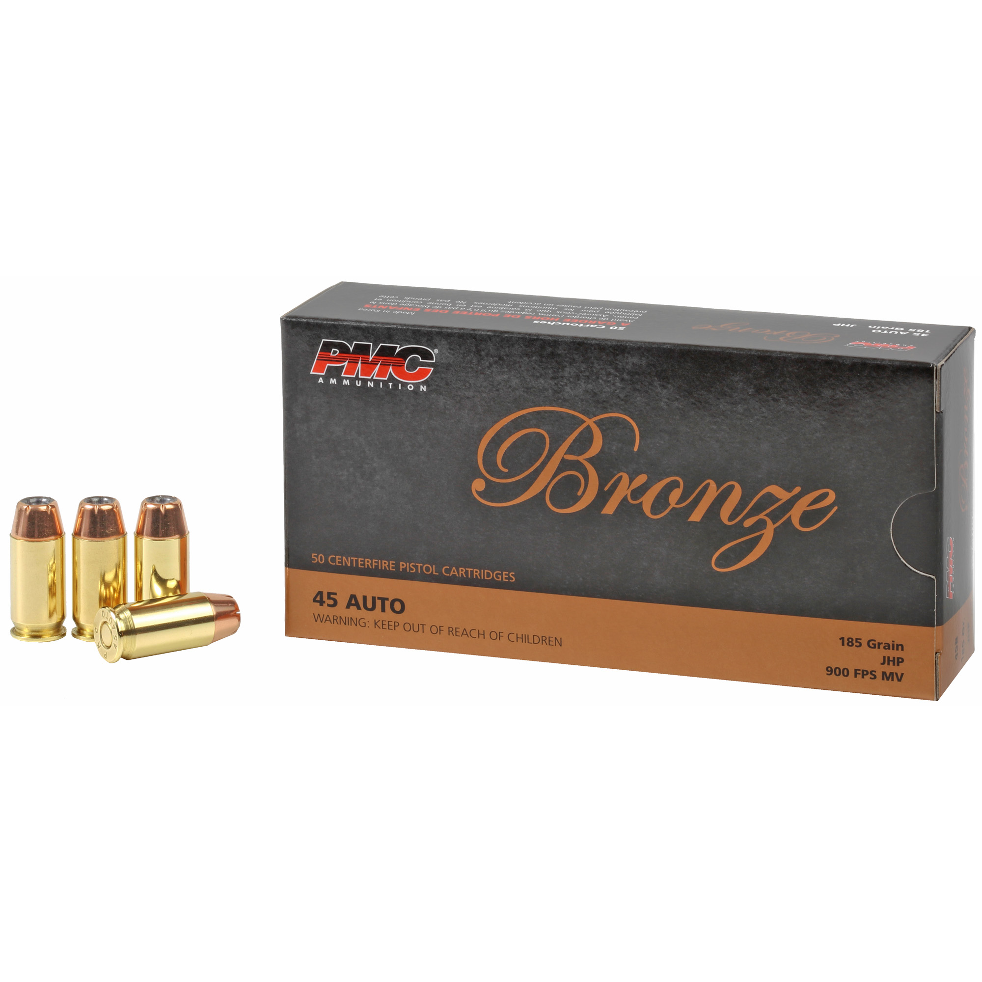 PMC BRONZE 45ACP 185GR JHP 50 1000