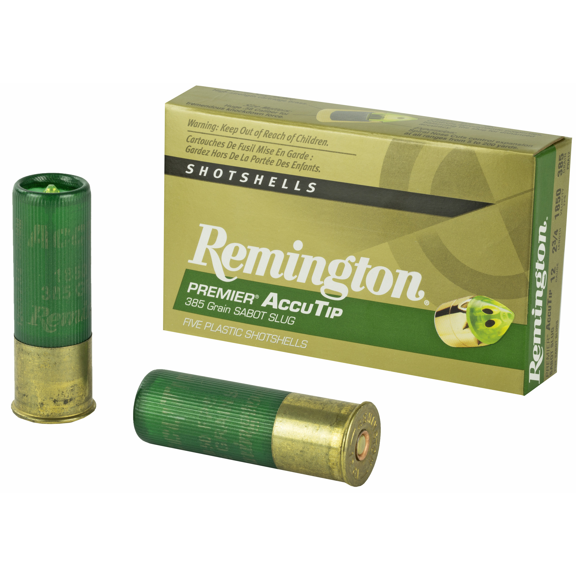 REM ACCU 12 Gauge 2.75 385GR SABOT 5 100