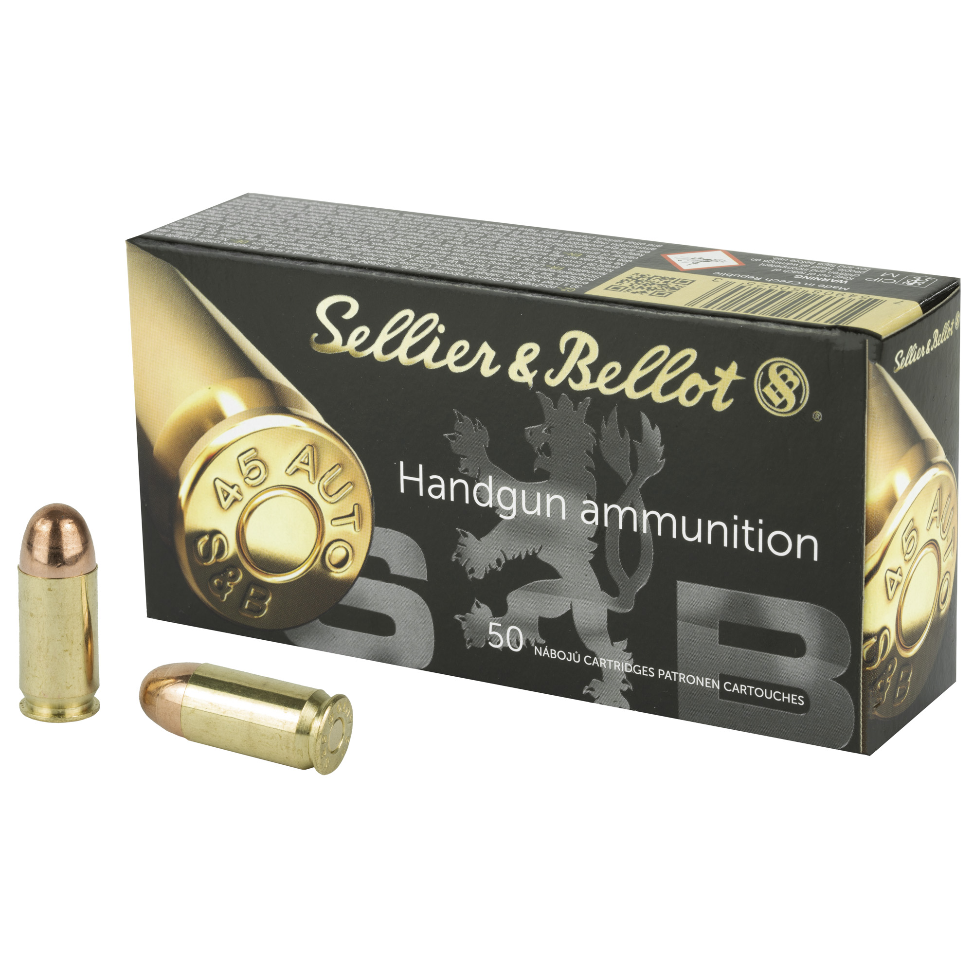 SELLIER AND BELLOT 45ACP 230GR FMJ 50/1000
