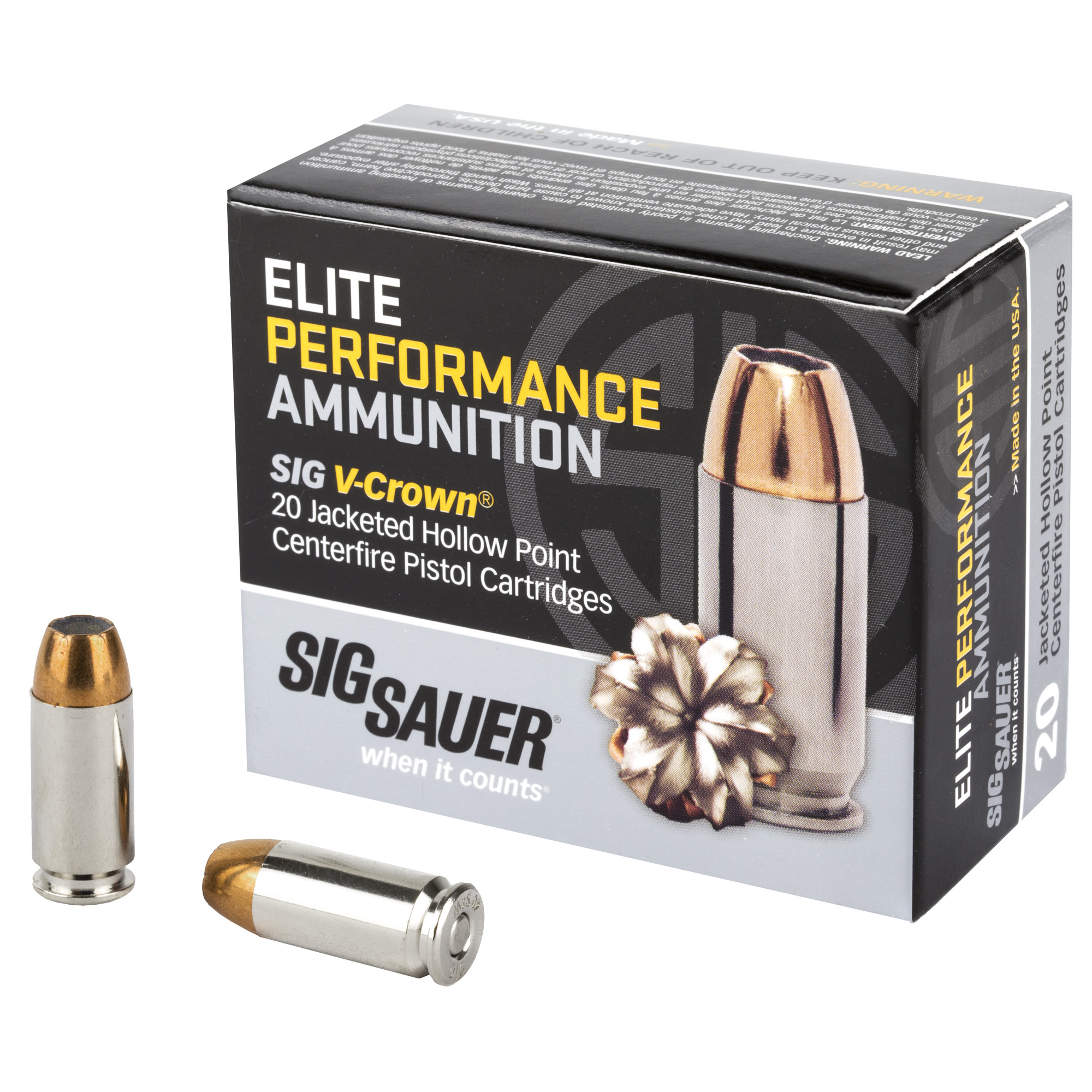 SIG AMMO 40SW 165GR JHP 20 200