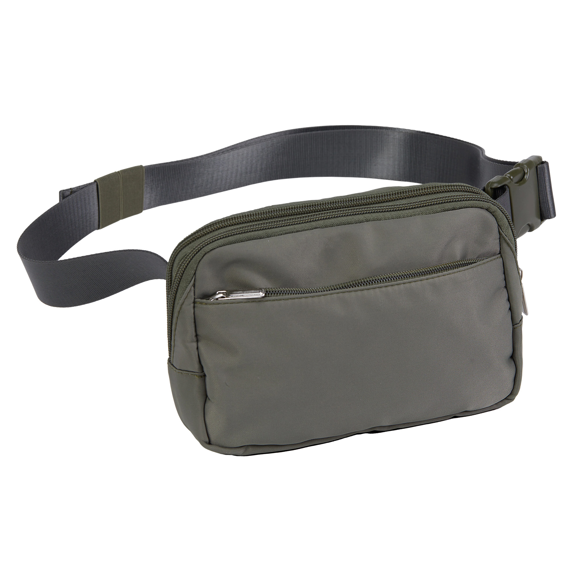 US PeaceKeeper Suburban Sidekick Fanny Pack RPET Polyester Construction 8.25 inch x 5.5 inch x 2.25 inch Smokey Green Gray