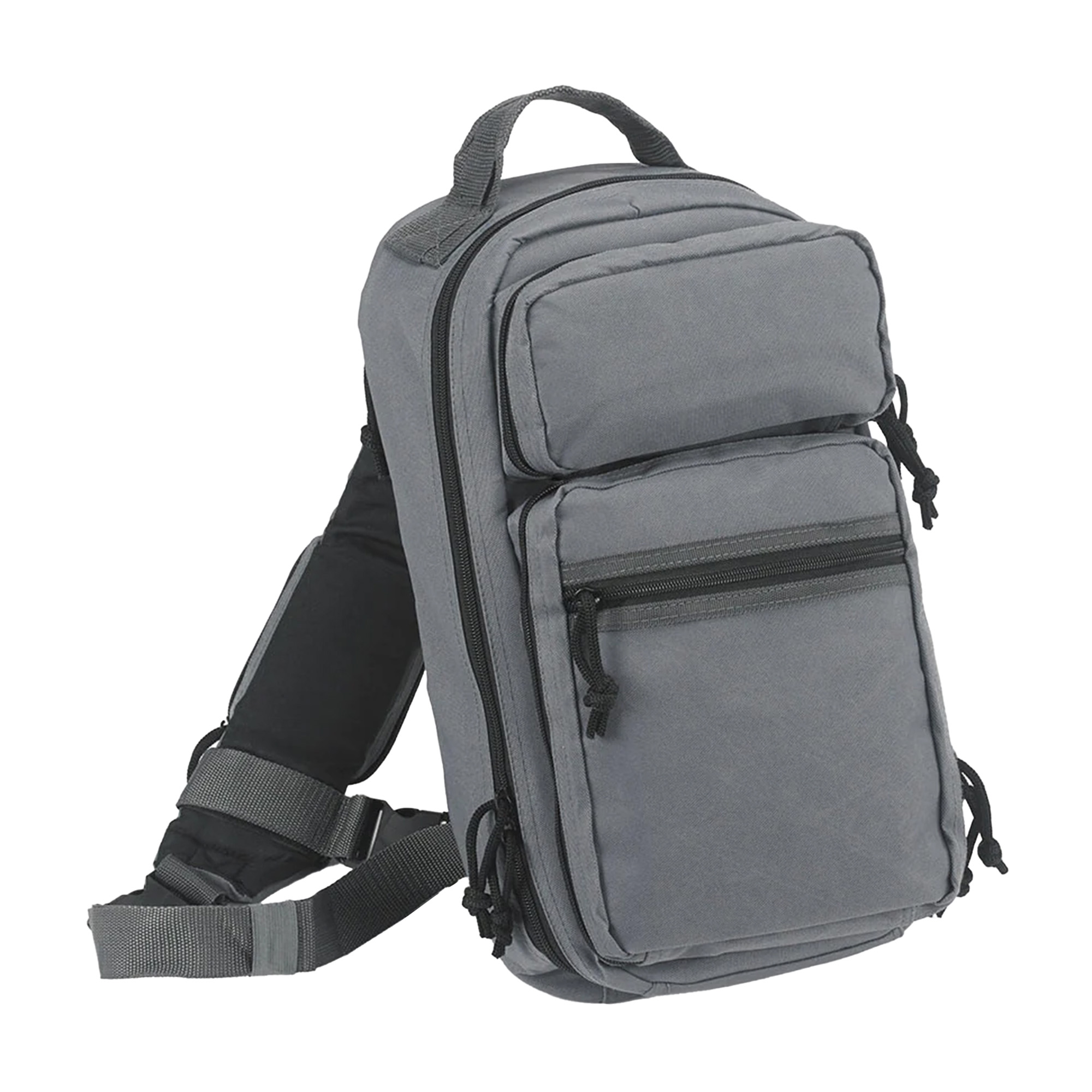 US PeaceKeeper EDC Sling Pack Shoulder Bag Urban Gray 600 Denier Polyester 8.5x17x5.5