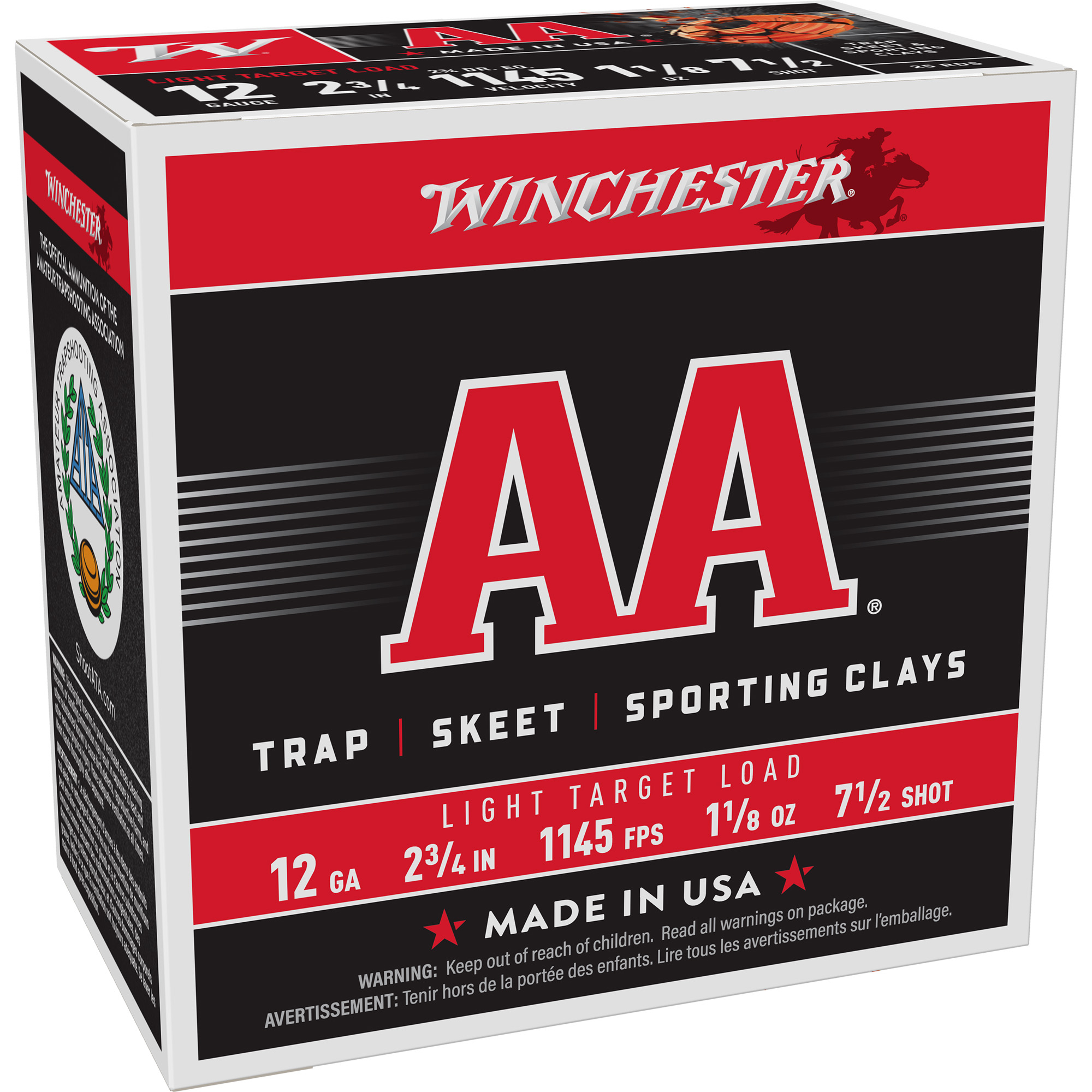 WINCHESTER Ammunition AA TRGT 12 Gauge 2.75 INCH 9 25 - 250