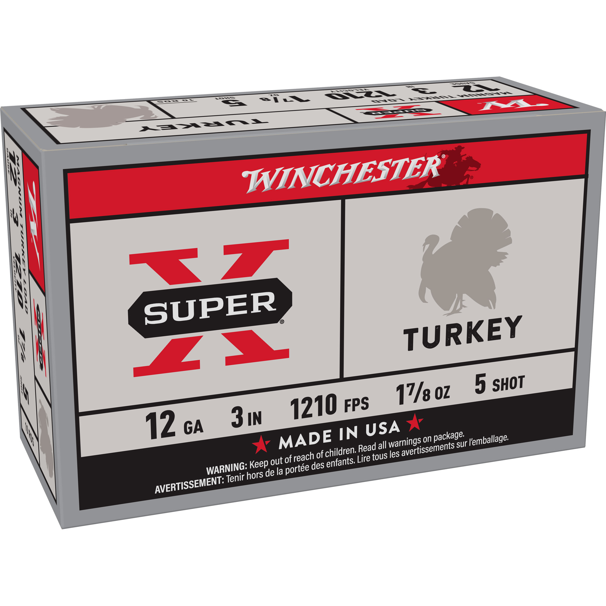 WINCHESTER Ammunition SPRX TRKY 12 Gauge 3 INCH 5 10 100