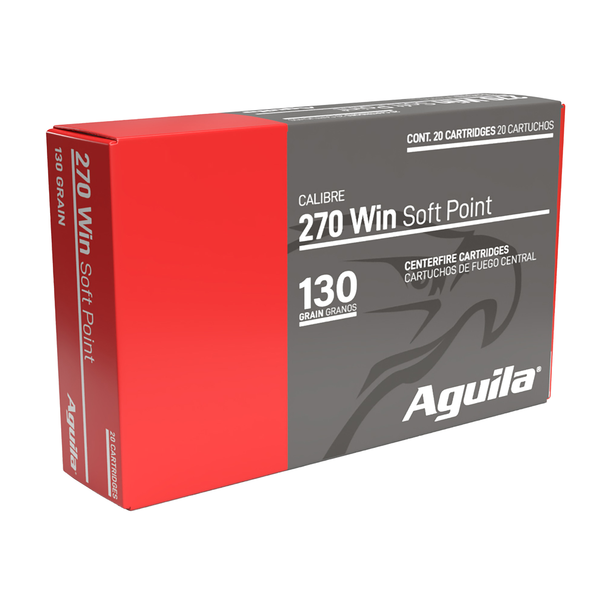 AGUILA 270 WINCHESTER AMMUNITION 130GR SP 20 200
