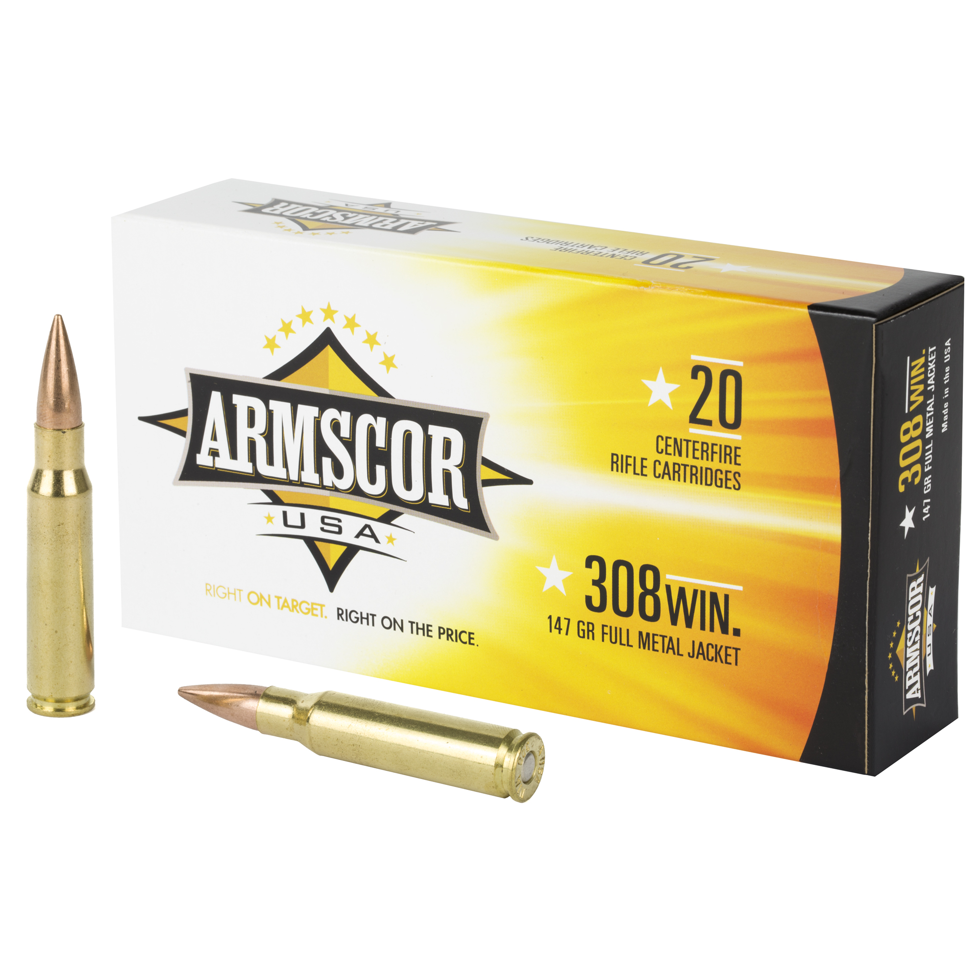 ARMSCOR 308 WIN 147GR FMJ 20 200